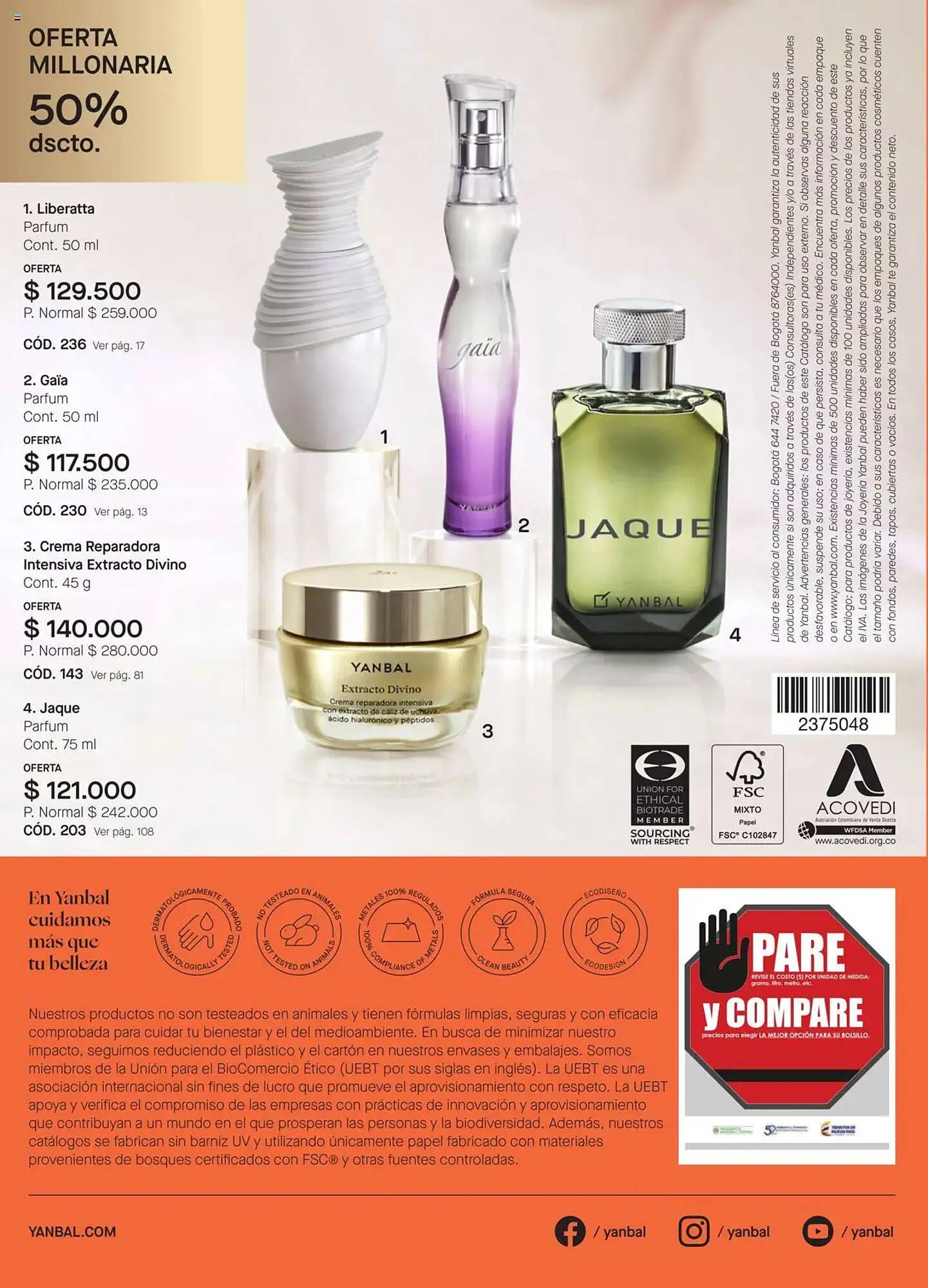 Catalogo de Catálogo Yanbal 29 de marzo al 25 de abril 2025 - Pag 252