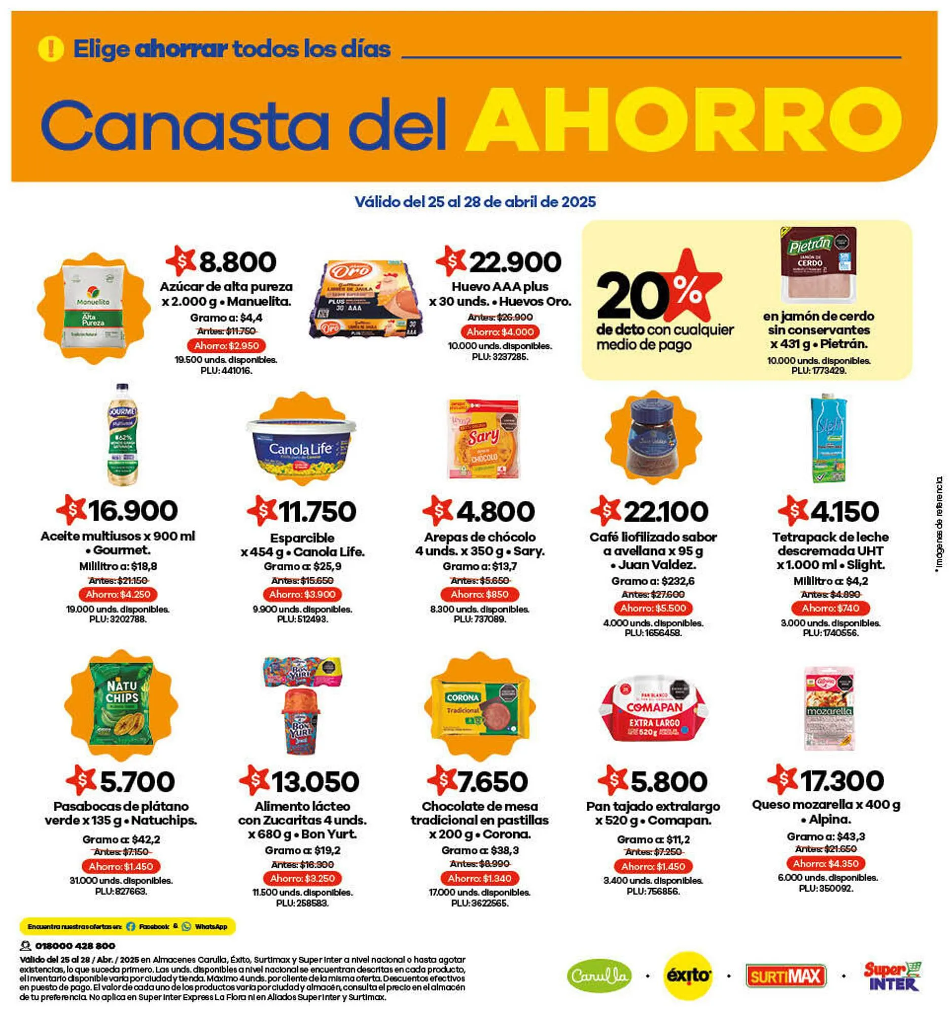Catalogo de Catálogo Super Inter 25 de abril al 28 de abril 2025 - Pag 1