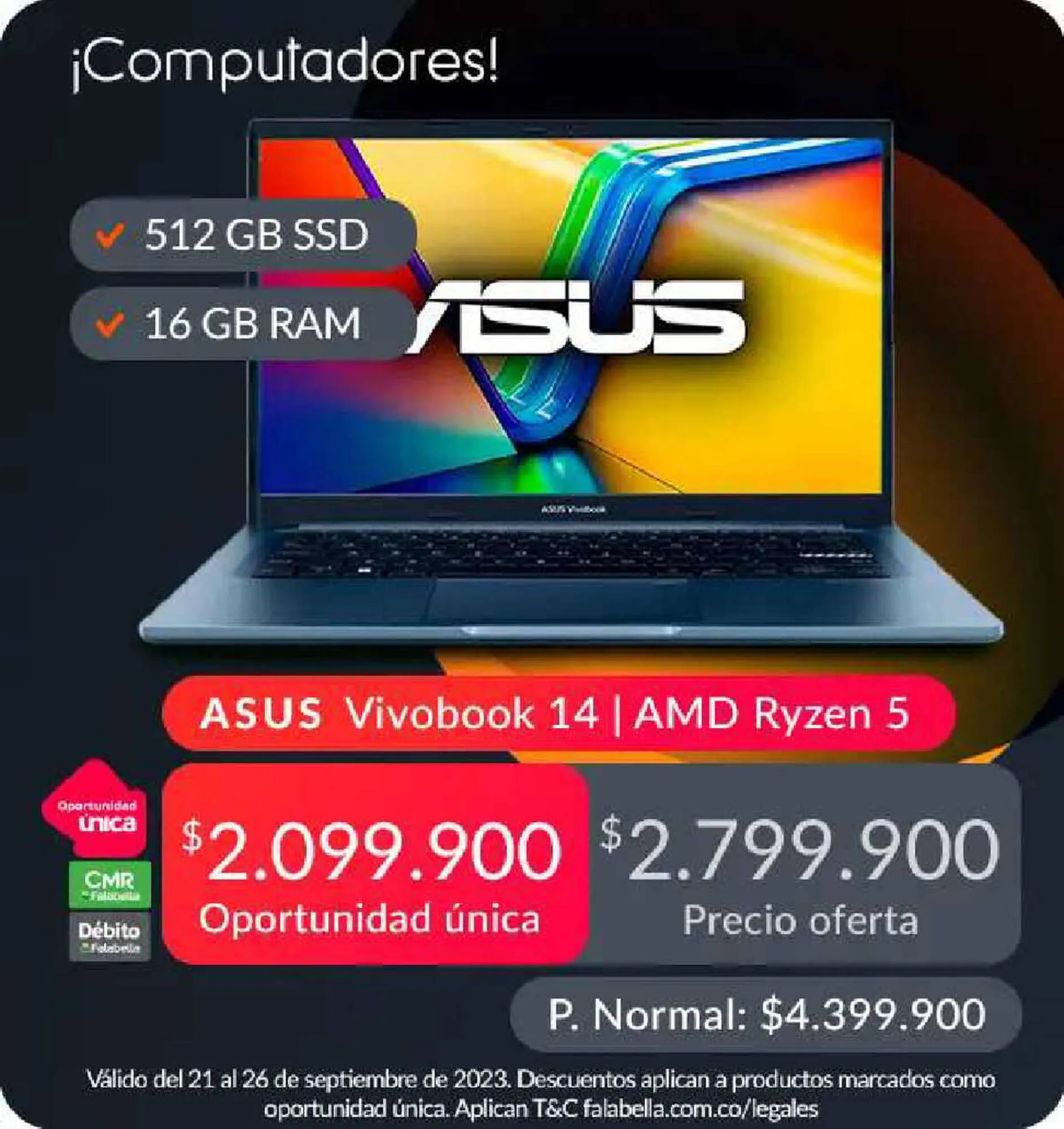 Catalogo de Catálogo Falabella 21 de septiembre al 26 de septiembre 2023 - Pag 1