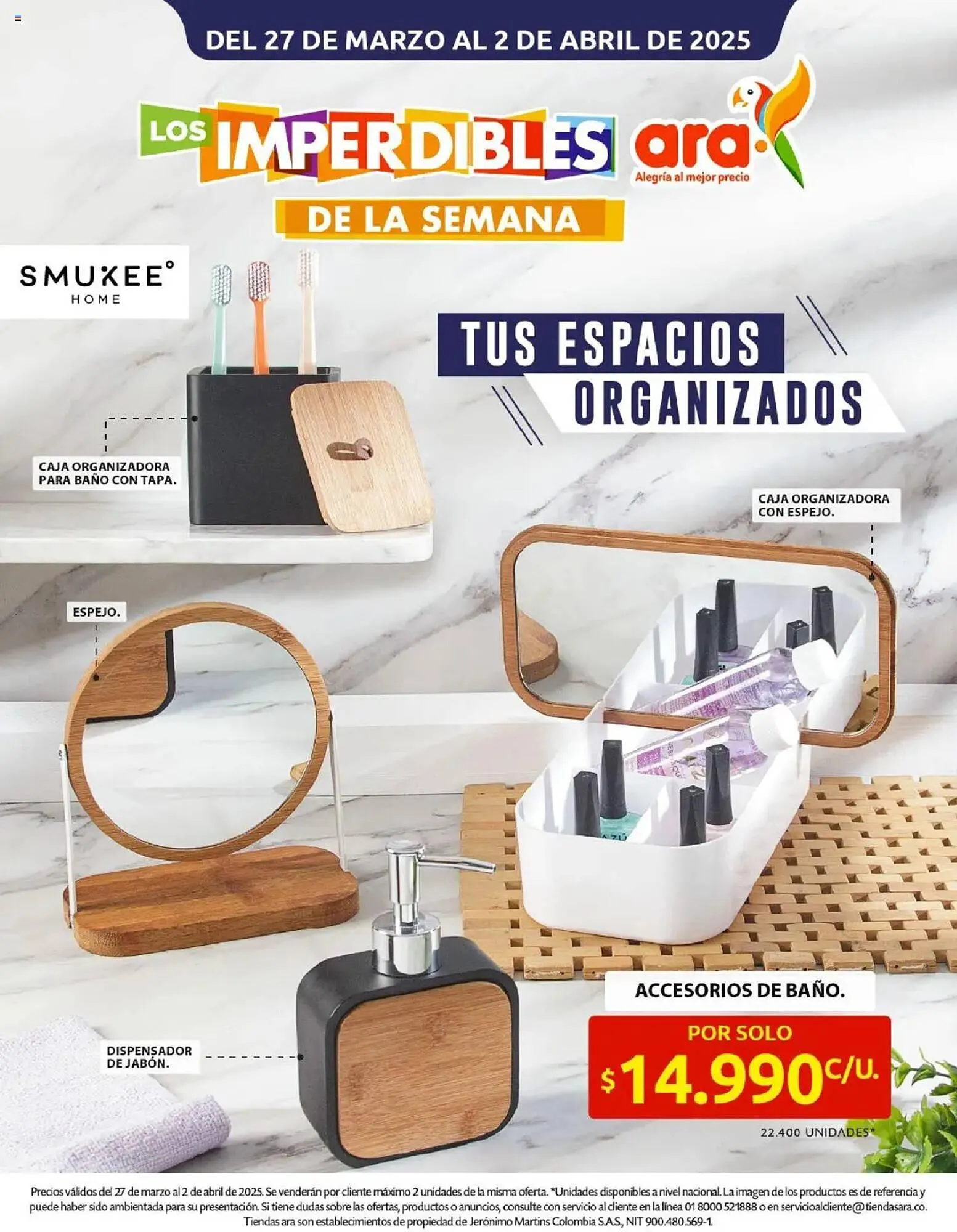 Catalogo de Catálogo Ara 27 de marzo al 2 de abril 2025 - Pag 1