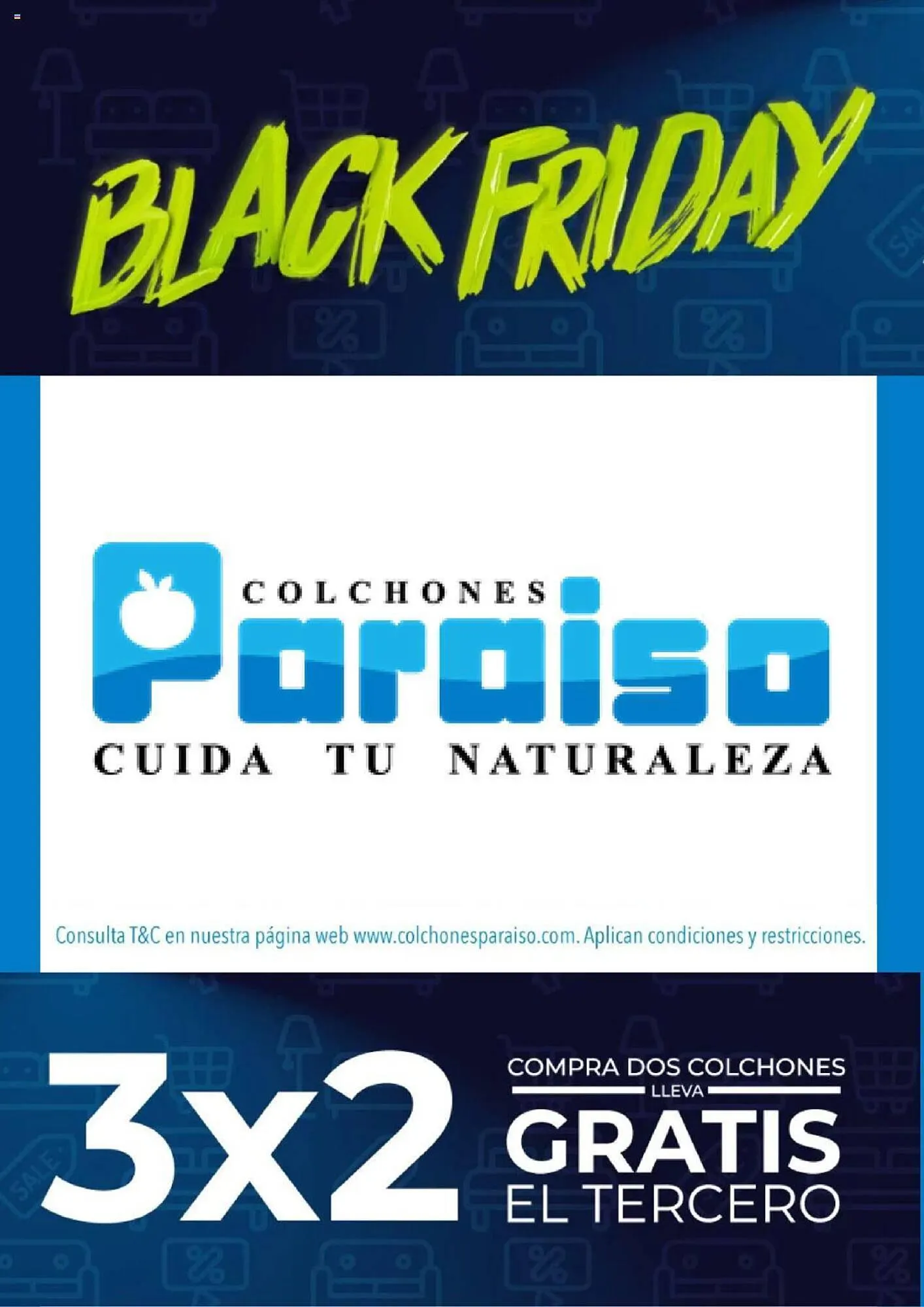 Catalogo de Catálogo Colchones Paraiso 24 de noviembre al 2 de diciembre 2023 - Pag 1