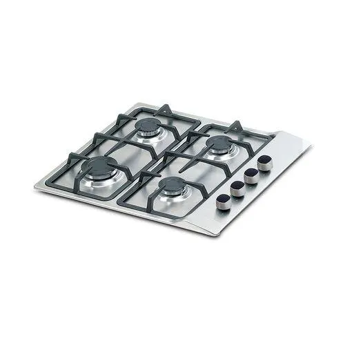 Estufa de empotrar en acero inoxidable Challenger de cuatro puestos de 58.5cm gas natural - SG 6040 EI
