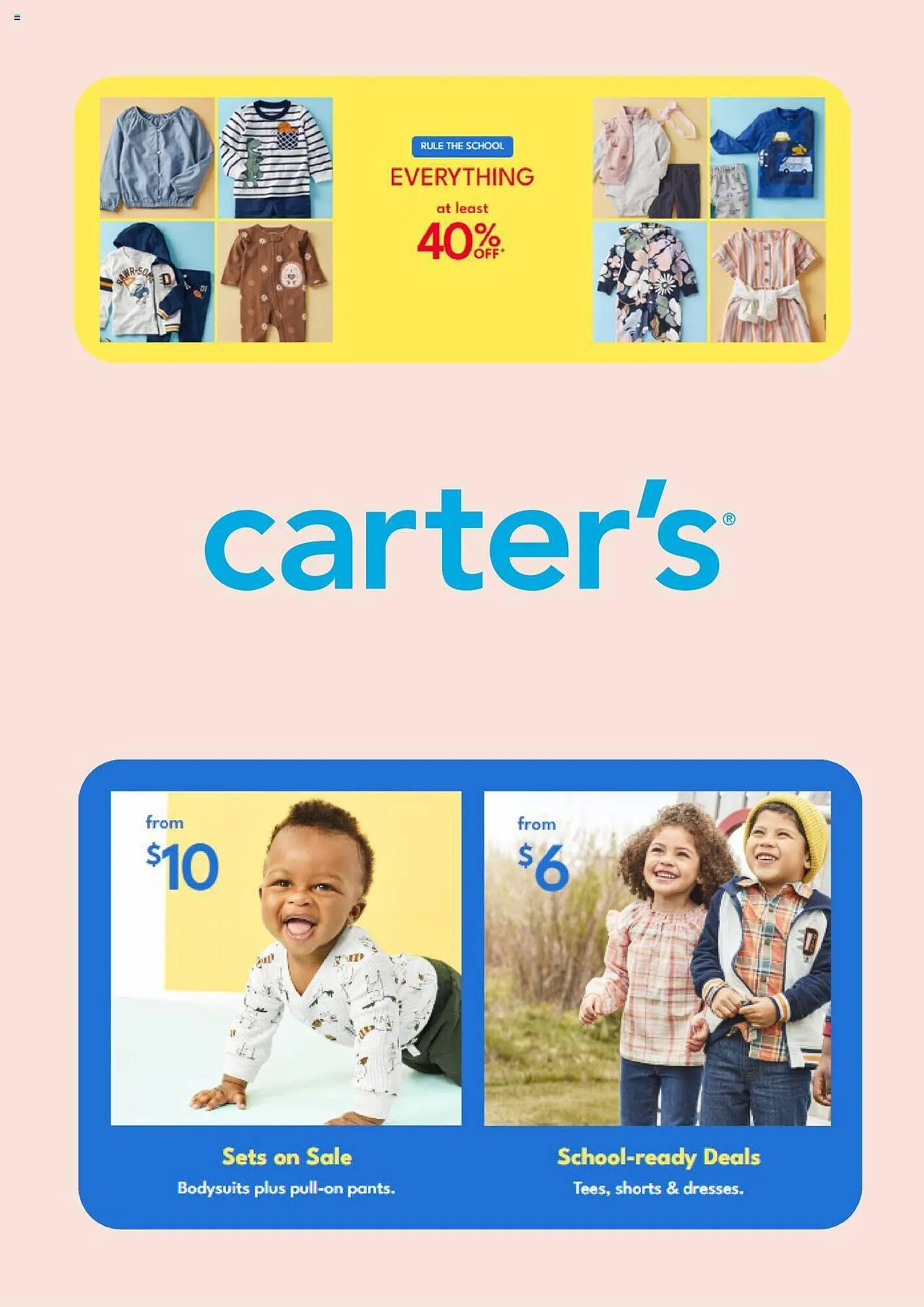 Catalogo de Catálogo Carter's 25 de agosto al 25 de septiembre 2023 - Pag 1