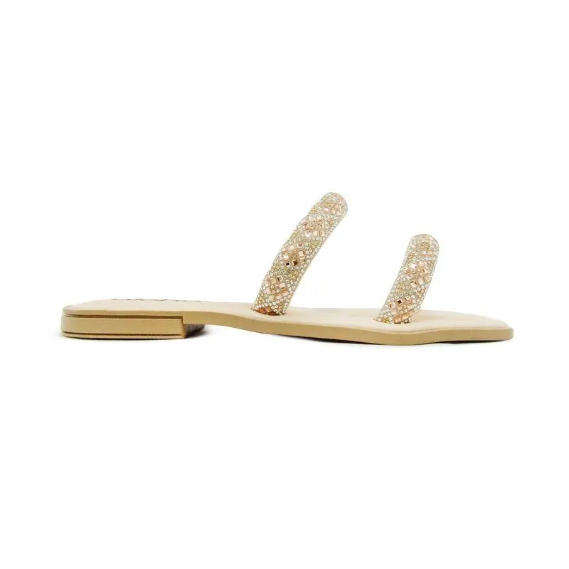SANDALIAS DORADO ALOHA MUJER