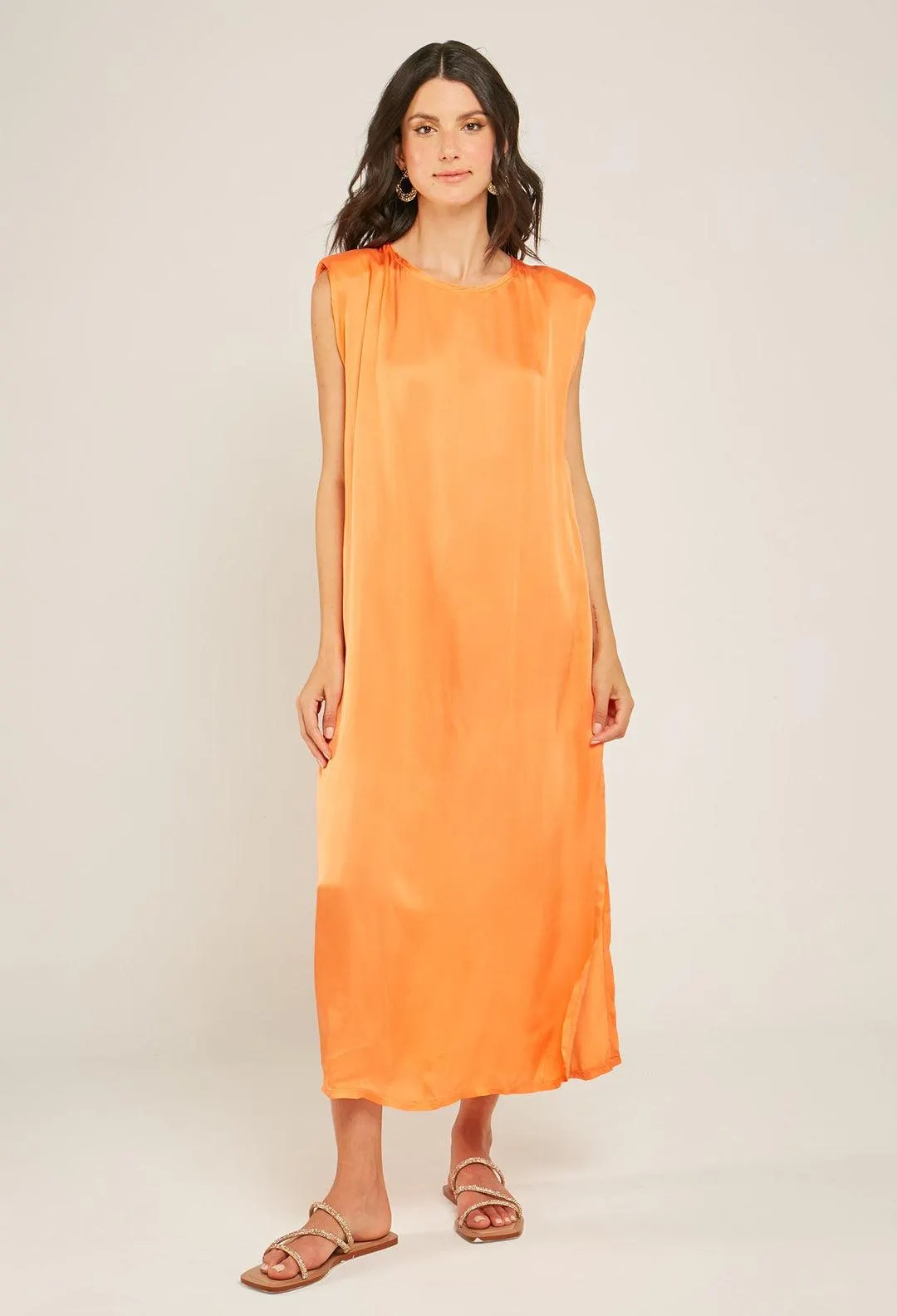 Vestido Largo Manga Sisa Mujer - SALE