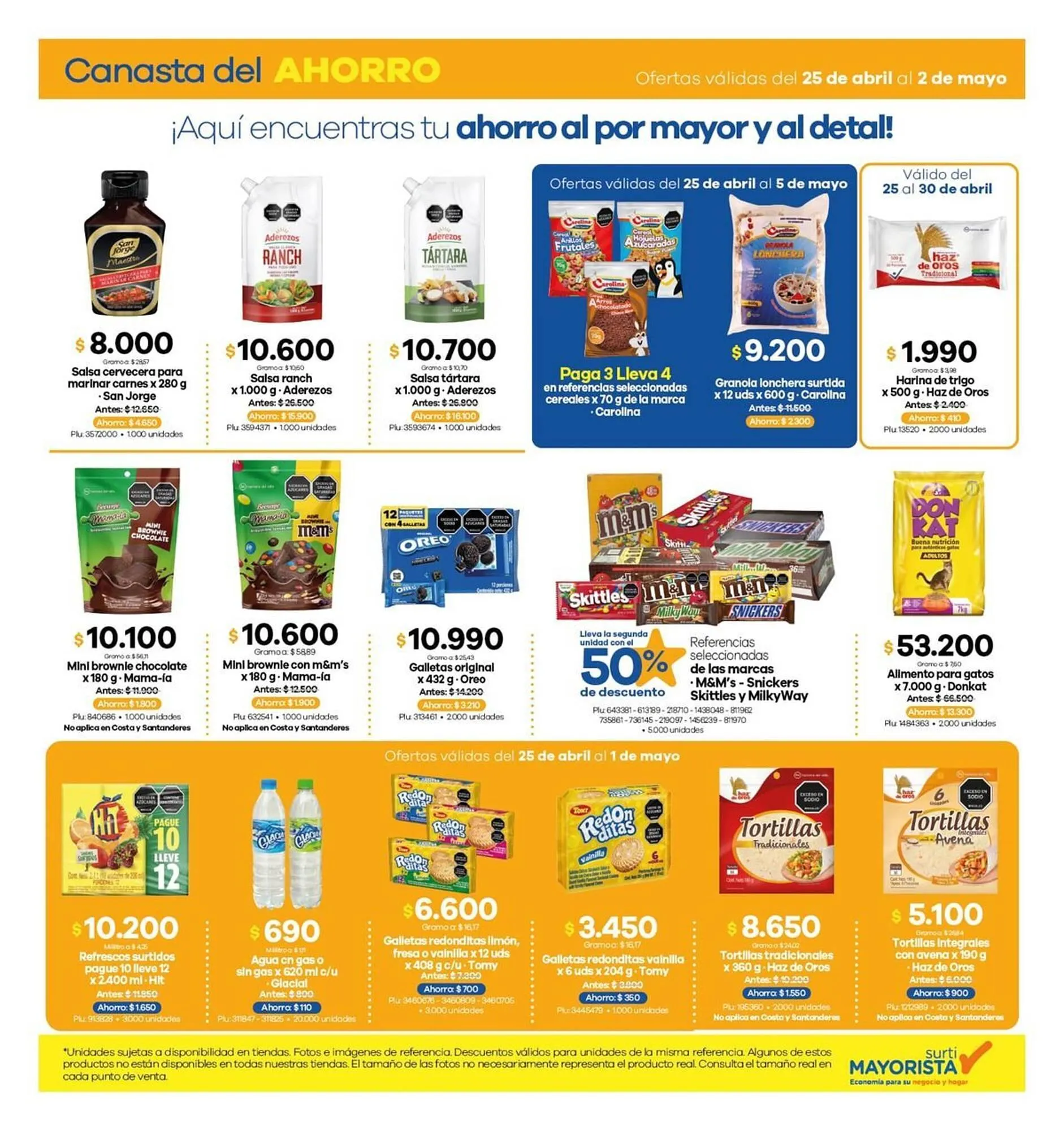 Catalogo de Catálogo Surtimayorista 29 de abril al 2 de mayo 2025 - Pag 1