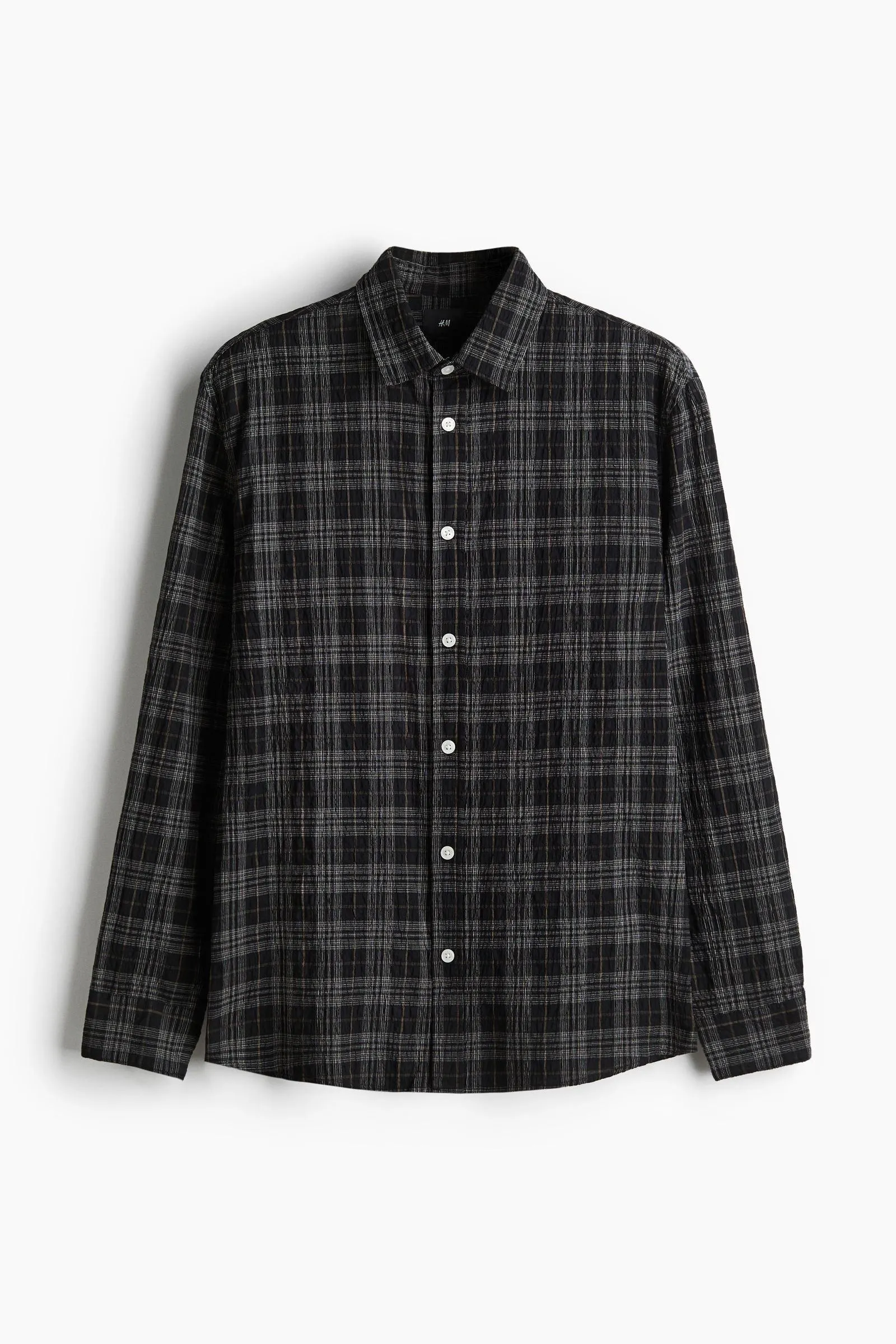 Camisa texturizada Loose Fit