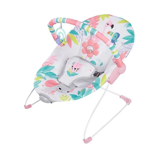 Silla Mecedora para Bebé Zafari CN Acces Flamingo Vibes Rosado - Bright Starts