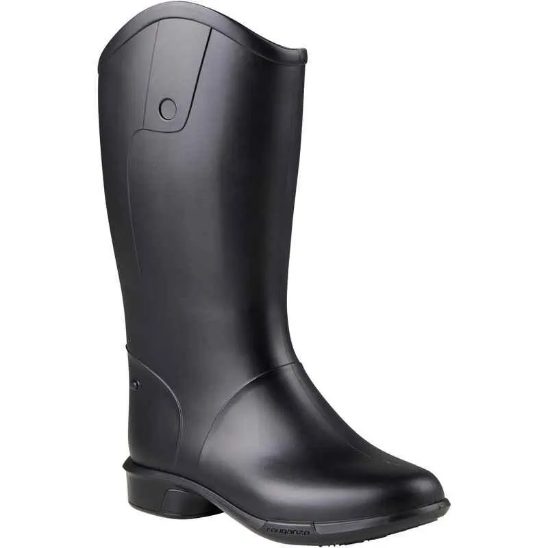Botas Equitación 100 Bebé Negras