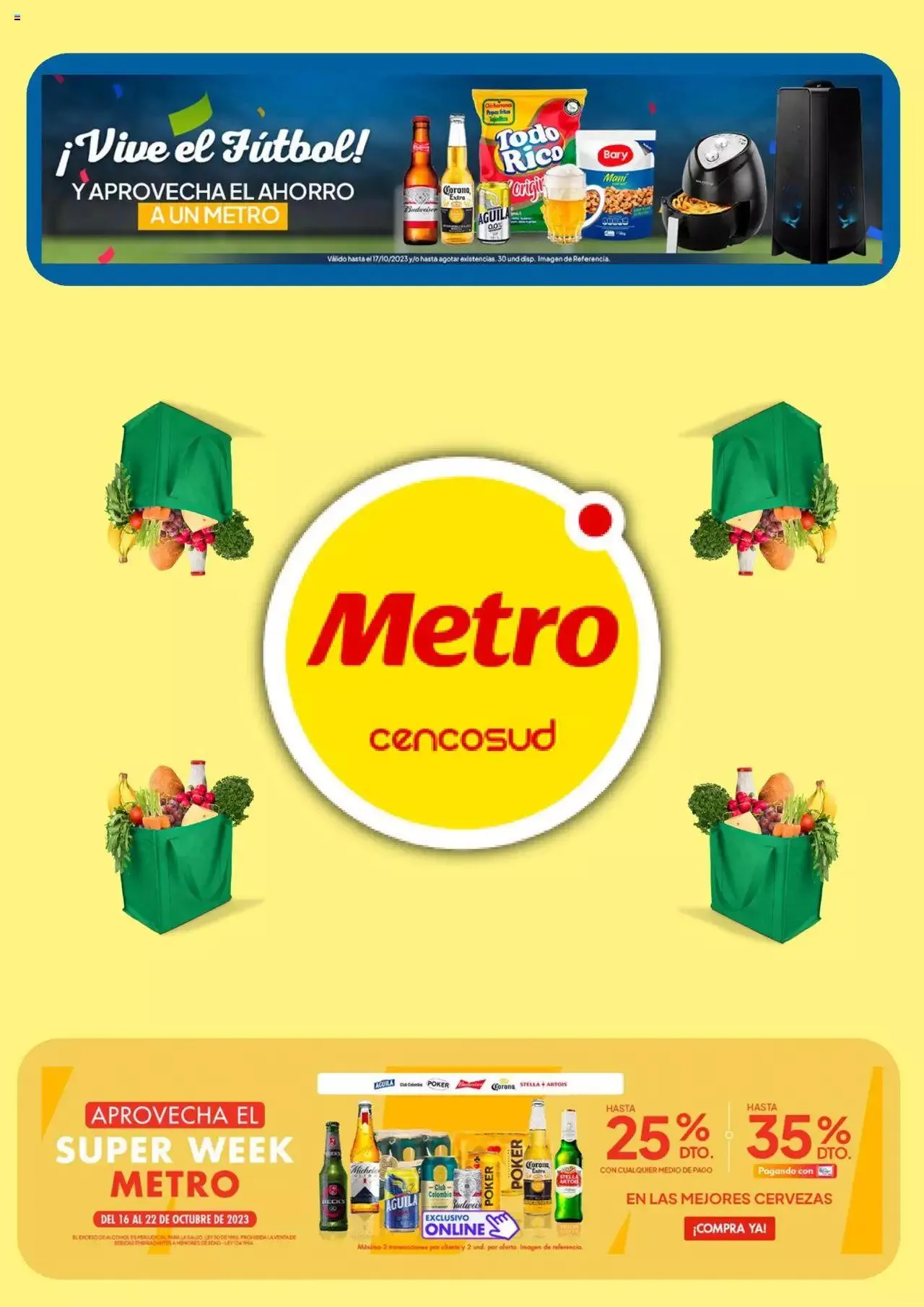 Catalogo de Metro - Súper Ofertas 17 de octubre al 31 de diciembre 2023 - Pag 1