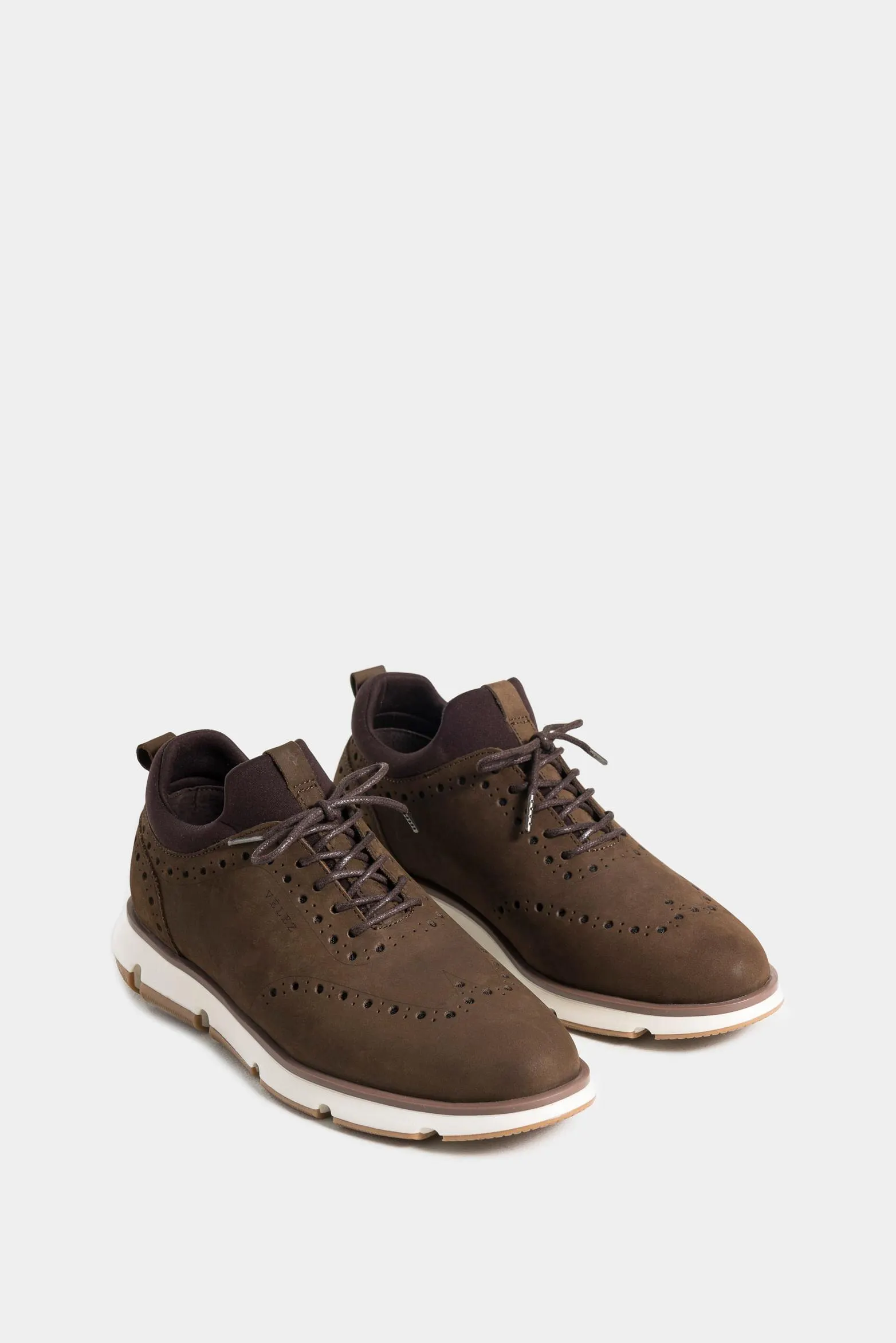 Zapatos cordón apolo de cuero para hombre detalles deportivos