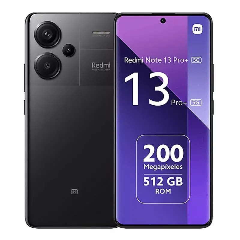 Celular Xiaomi Redmi Note 13 PRO PLUS 5G 512GB 12GB RAM Negro