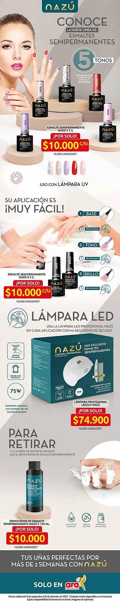 Catalogo de Catálogo Ara 21 de septiembre al 20 de octubre 2023 - Pag 1