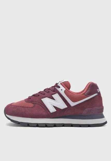 Tenis Lifestyle Borgoña-Terracota-Marfil new balance 574