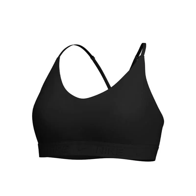 Top Nike Running Dama Dri Fit Indy V Negro