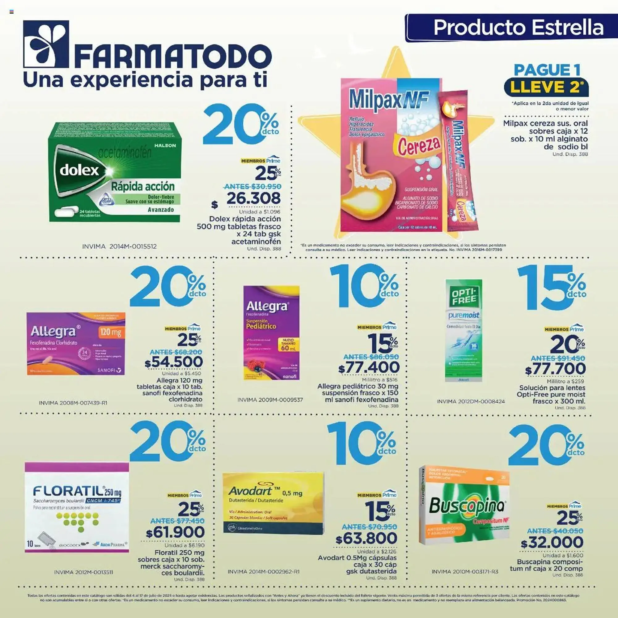 Catalogo de Catálogo FarmaTodo 4 de julio al 17 de julio 2025 - Pag 4