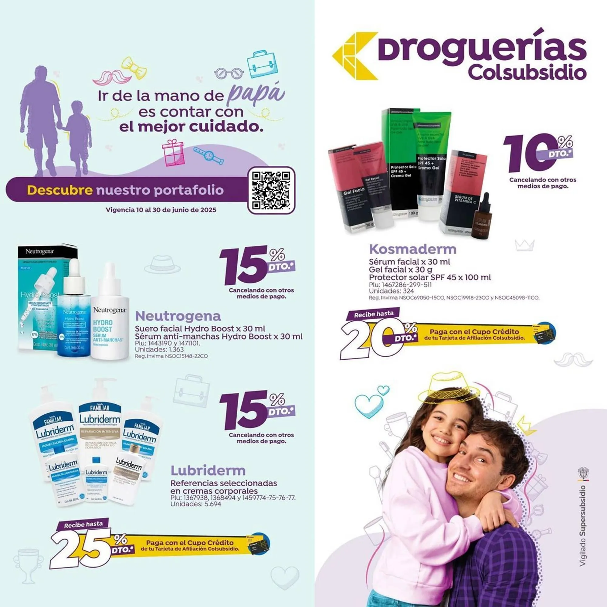 Catalogo de Catálogo Droguerías Colsubsidio 10 de junio al 30 de junio 2025 - Pag 1