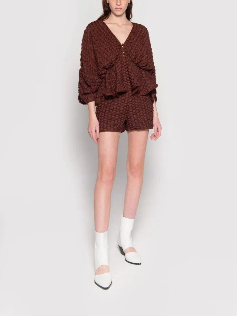 ABEL BLOUSE BROWN