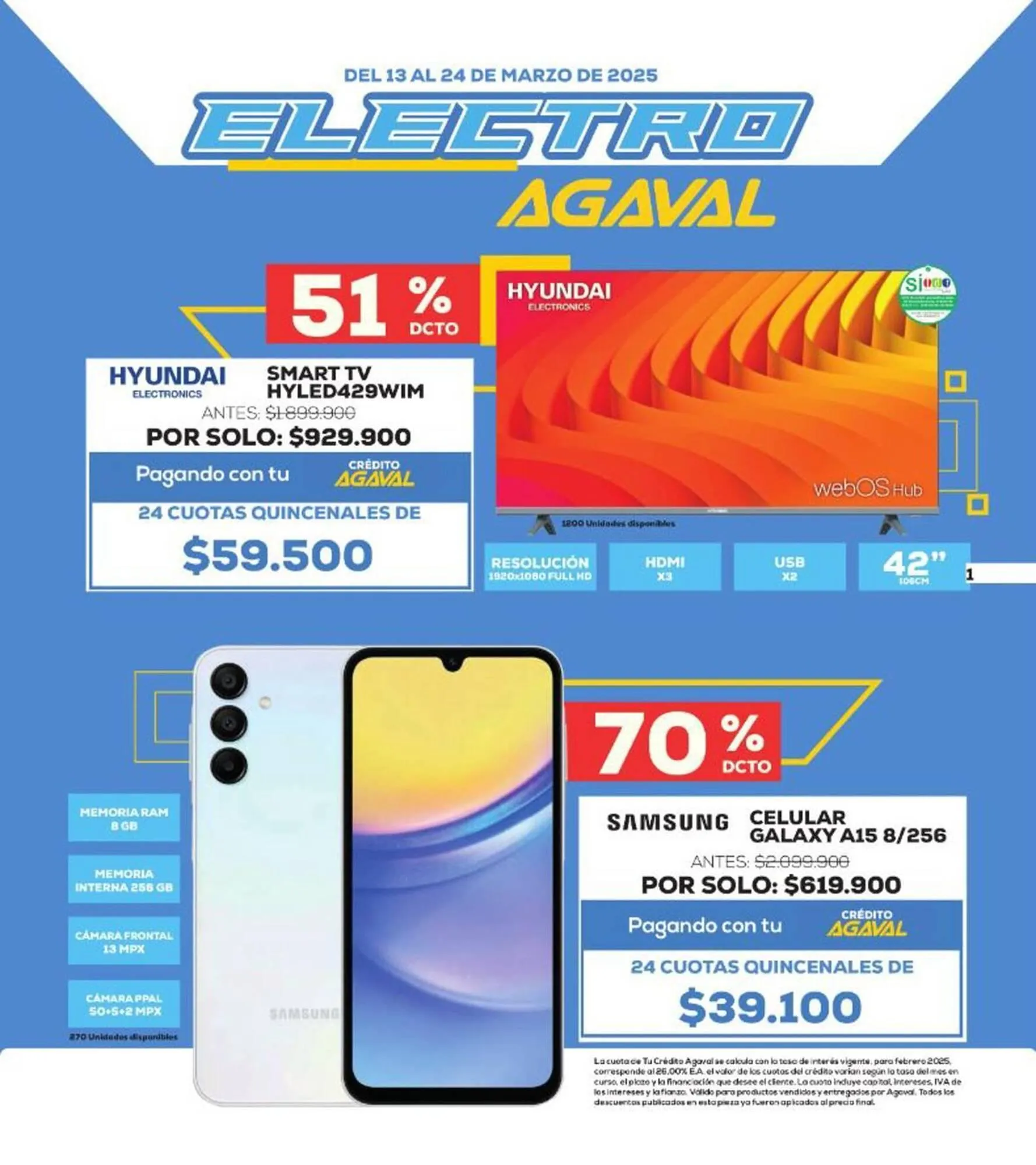 Catalogo de Catálogo Agaval 13 de marzo al 24 de marzo 2025 - Pag 1