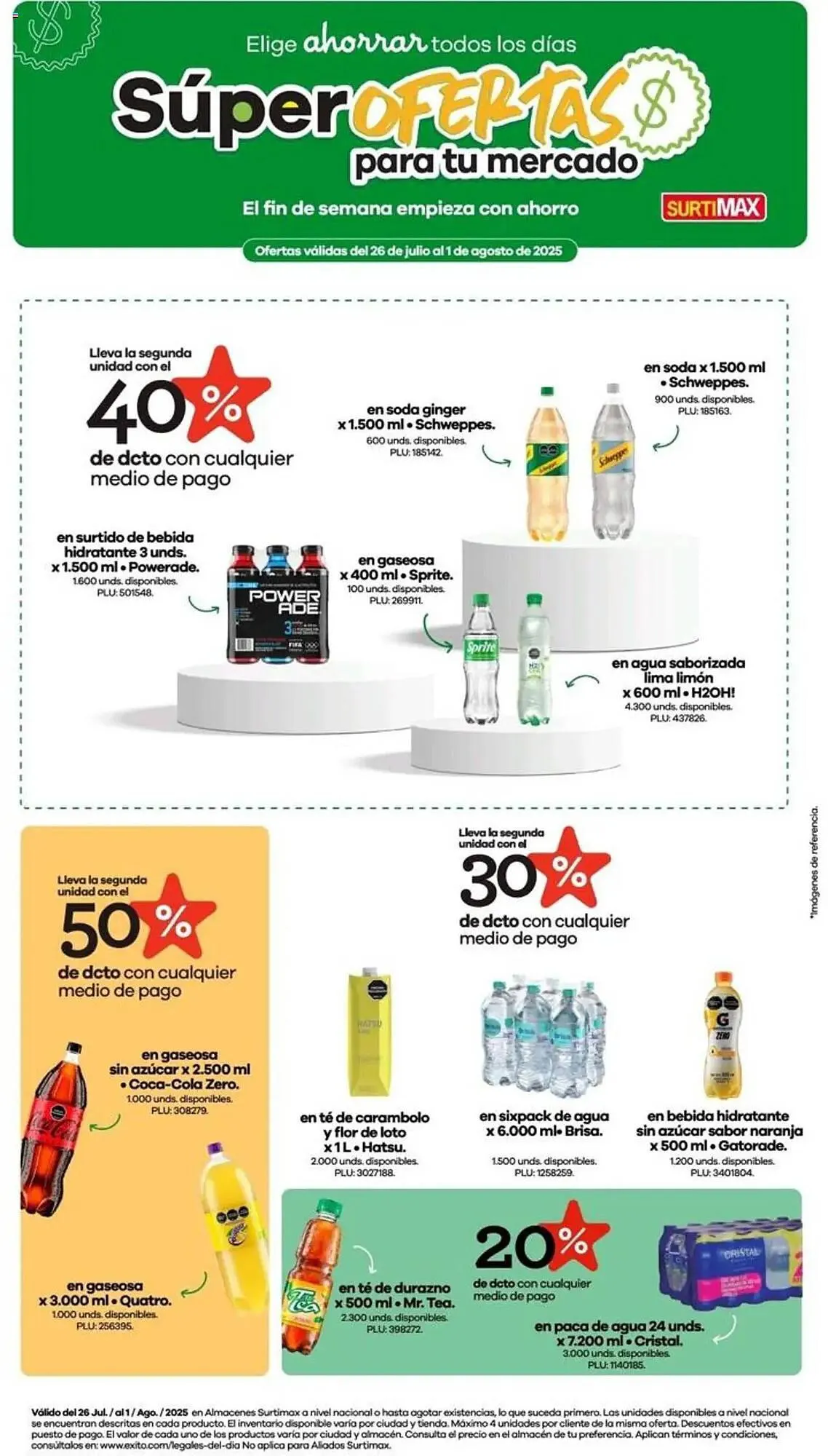 Catalogo de Catálogo Surtimax 26 de julio al 2 de agosto 2025 - Pag 1