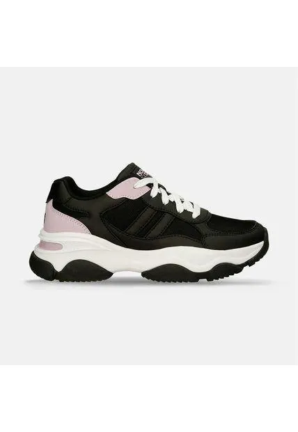 Tenis Casuales Negro North Star Jazzy Canna Mujer