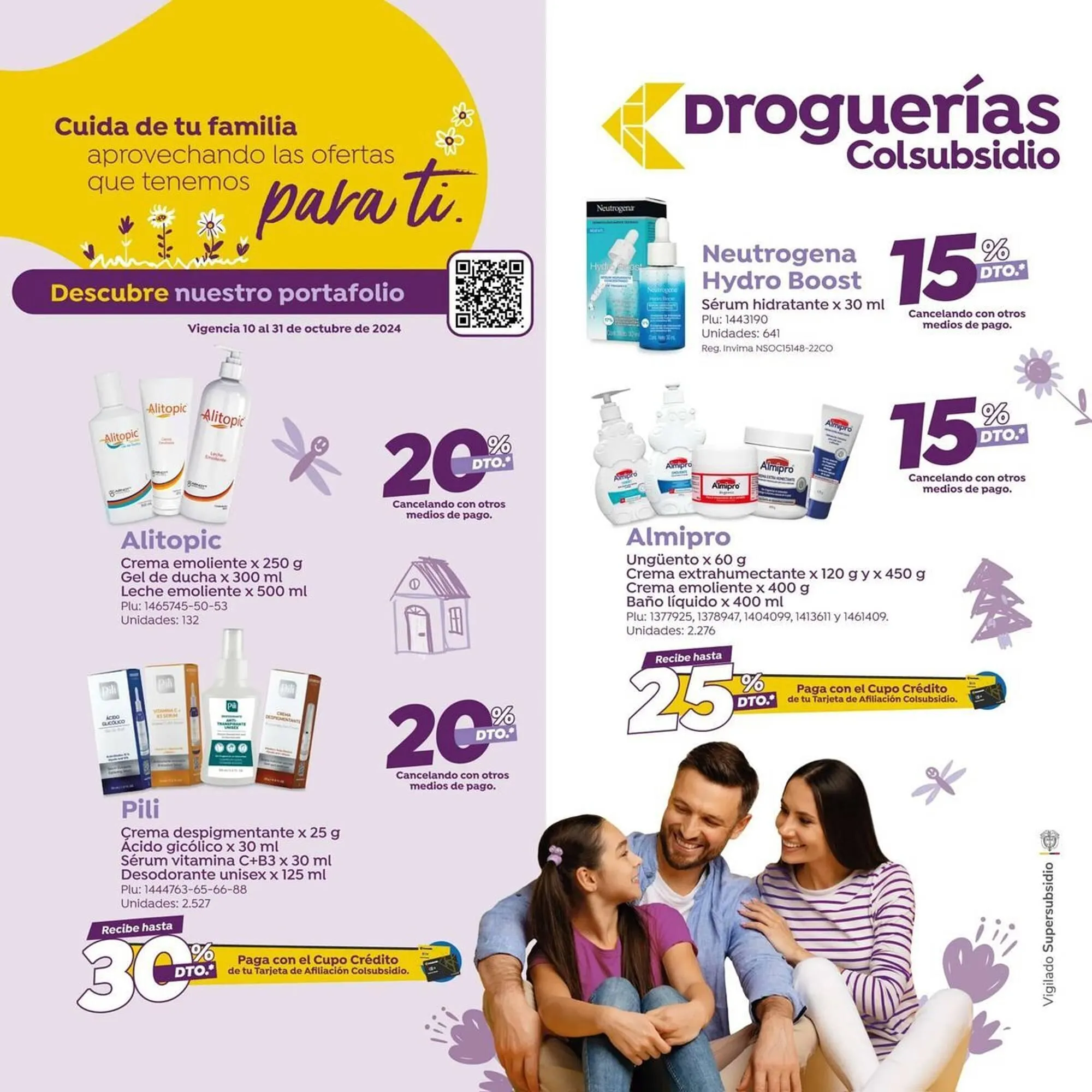 Catalogo de Catálogo Droguerías Colsubsidio 18 de octubre al 1 de noviembre 2024 - Pag 1