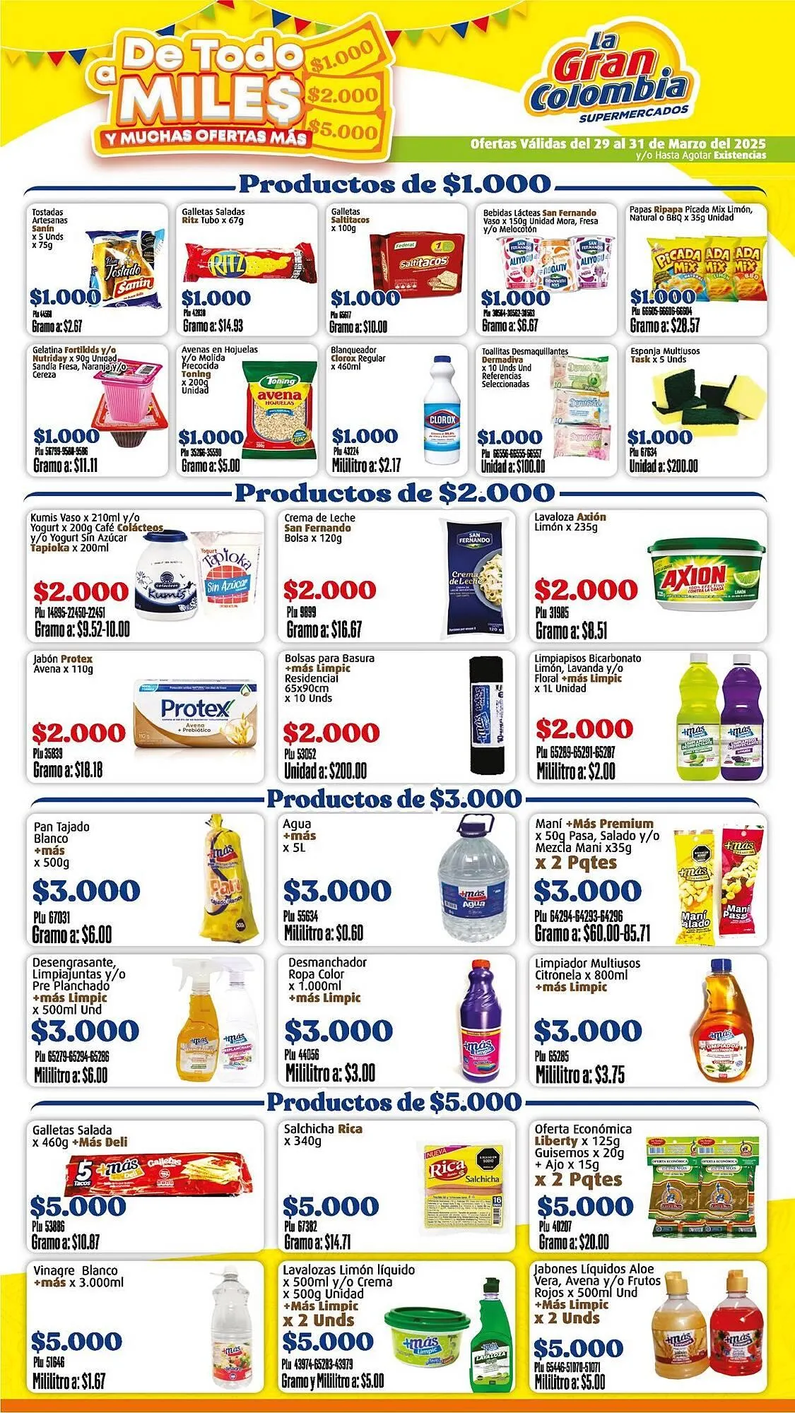 Catalogo de Catálogo La Gran Colombia 28 de marzo al 31 de marzo 2025 - Pag 1