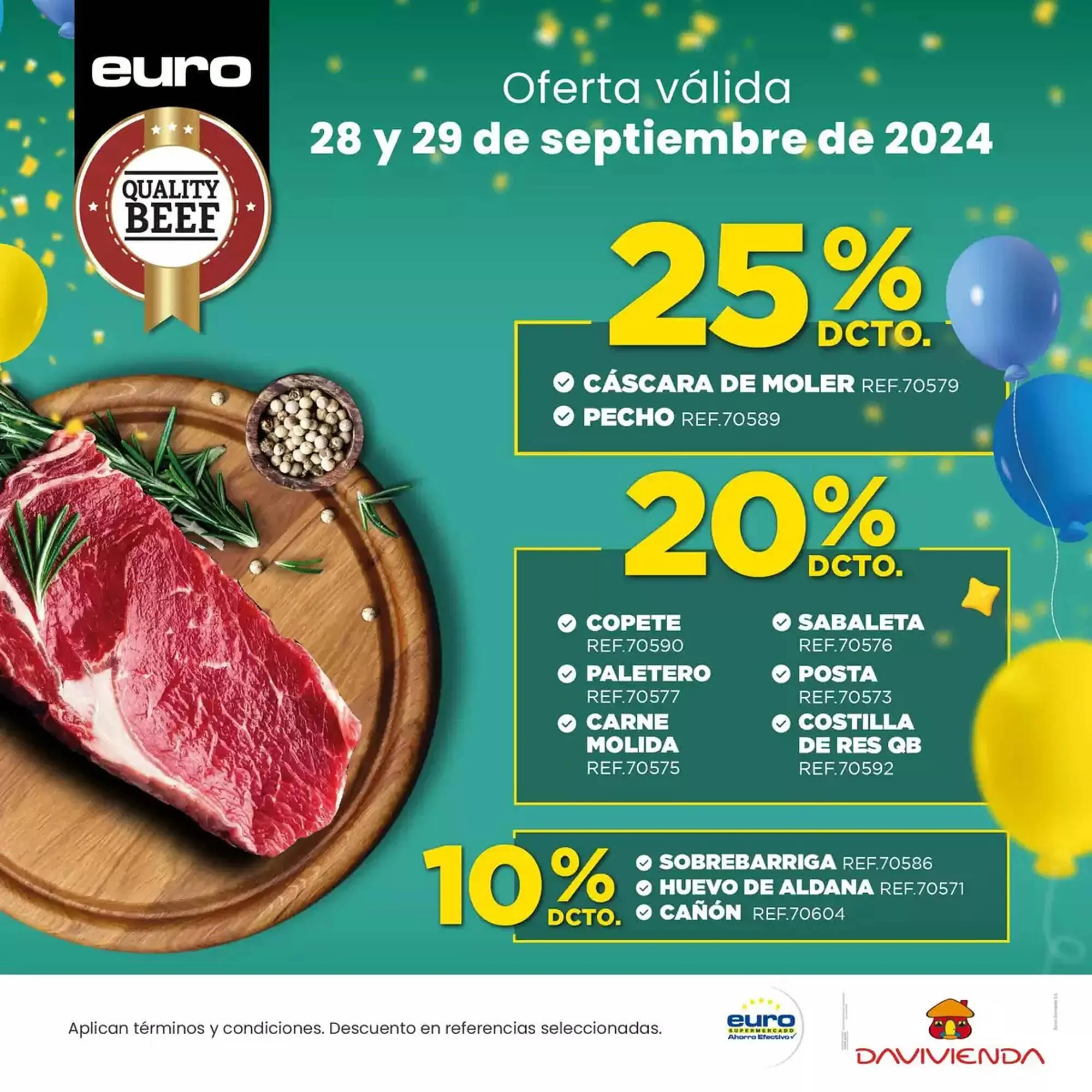 Catalogo de Catálogo Euro Supermercados 29 de septiembre al 13 de octubre 2024 - Pag 1