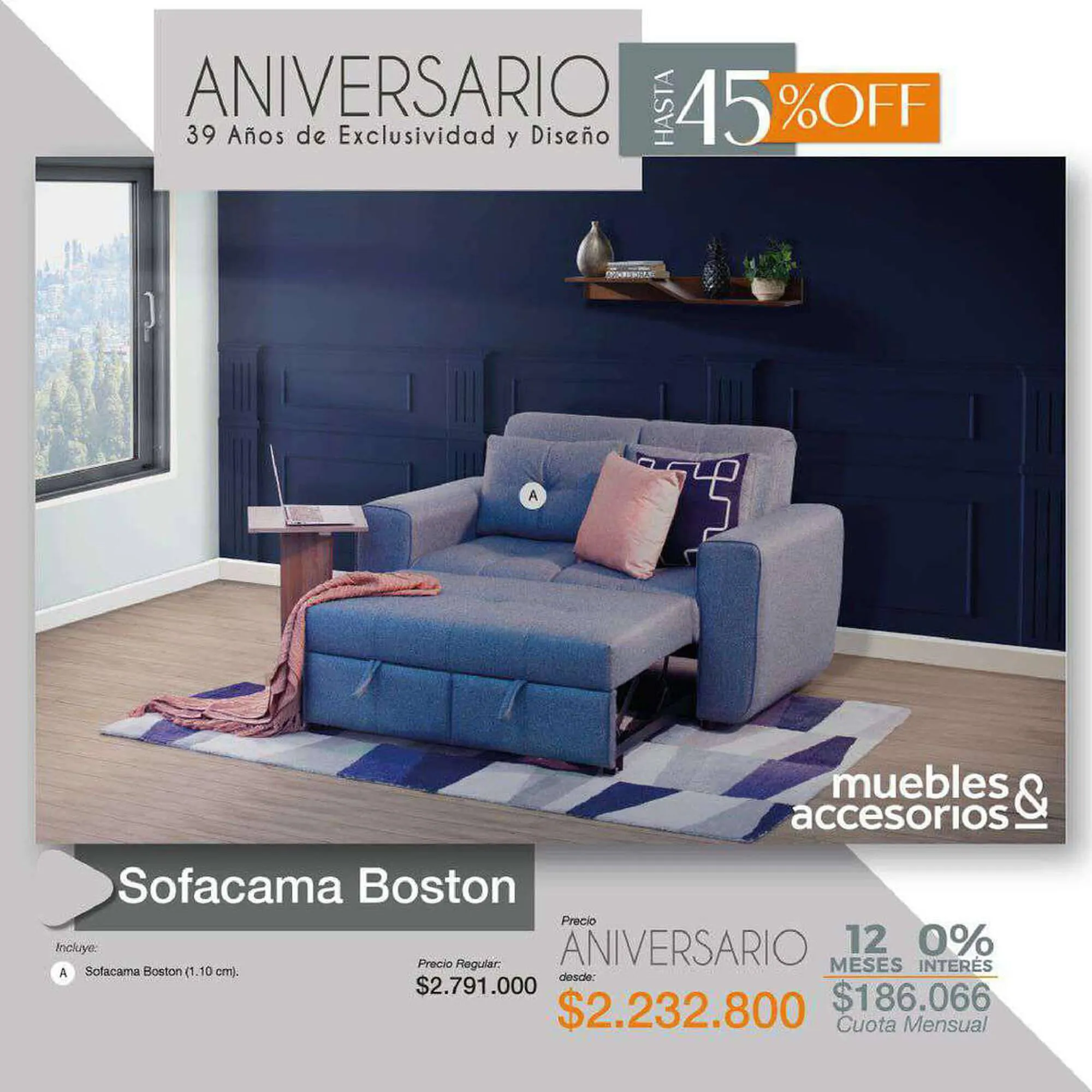 Catalogo de Catálogo Muebles & Accesorios 26 de septiembre al 13 de octubre 2023 - Pag 1