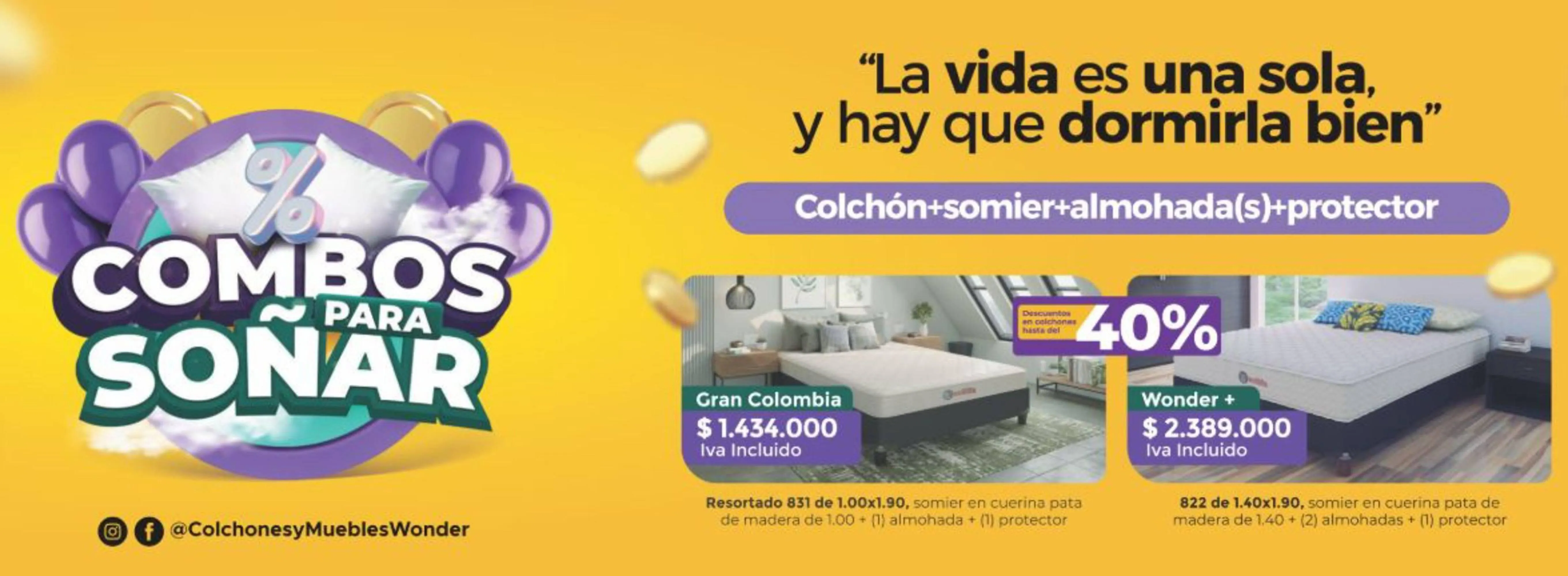 Catálogo Colchones Wonder - 1