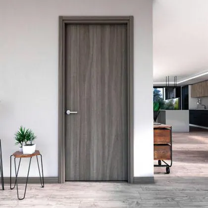 Puerta Lista Humo 85x224 Cm - Ap. Izquierda