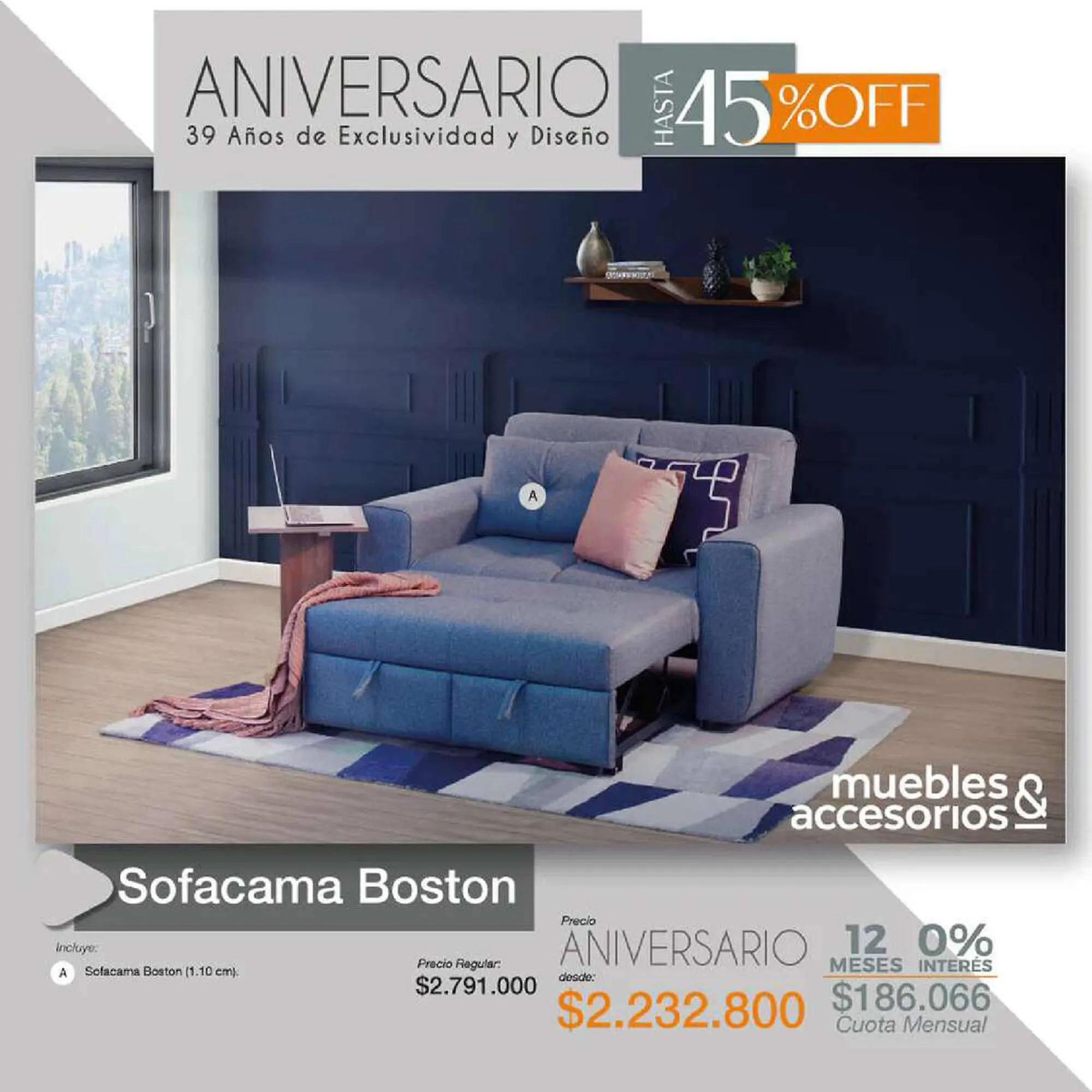 Catalogo de Catálogo Muebles & Accesorios 29 de agosto al 11 de septiembre 2023 - Pag 1