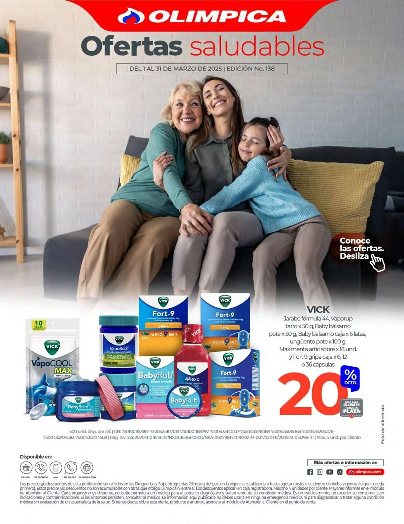 Catalogo de Catálogo Olímpica 6 de marzo al 31 de marzo 2025 - Pag 1