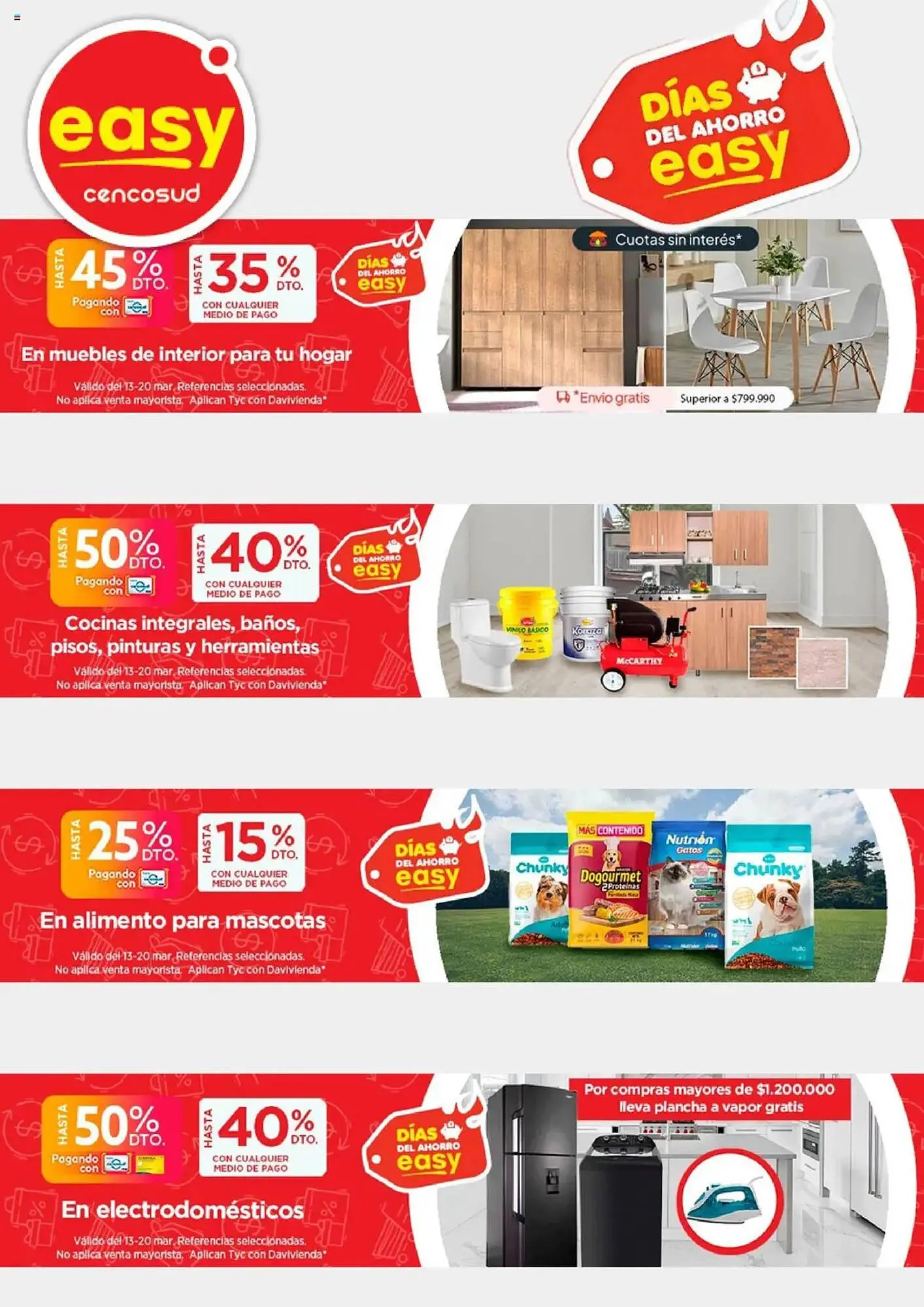 Catalogo de Catálogo Easy 13 de marzo al 20 de marzo 2025 - Pag 1
