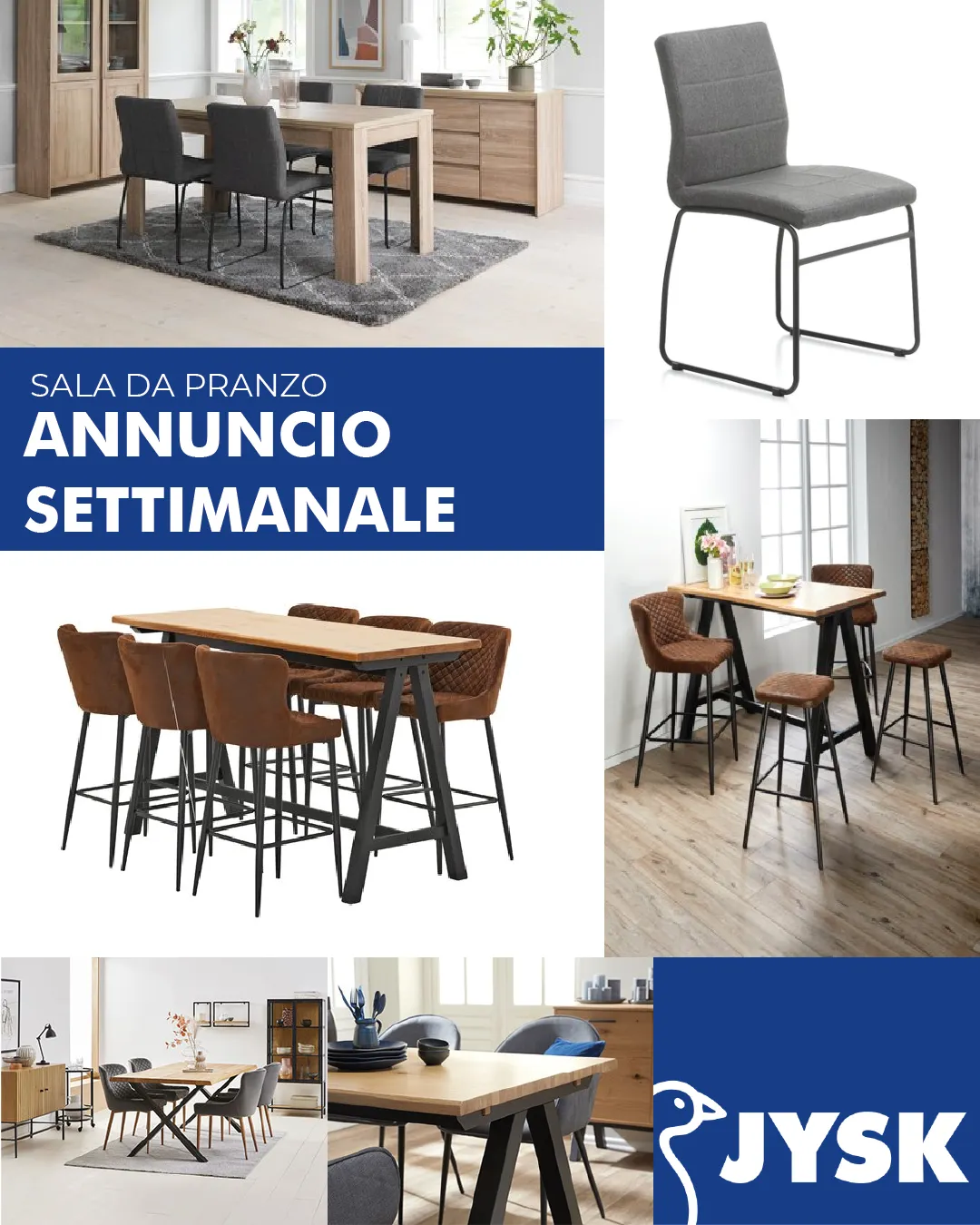 JYSK Catalogo Sala Pranzo da 13 agosto a 28 agosto di 2025 - Pagina del volantino 1