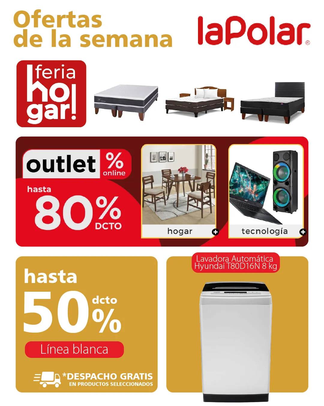 Catálogo de La Polar ofertas de la semana 3 de octubre al 8 de octubre 2024 - Página 