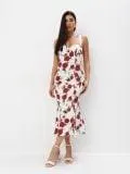 Rochie midi cu flori