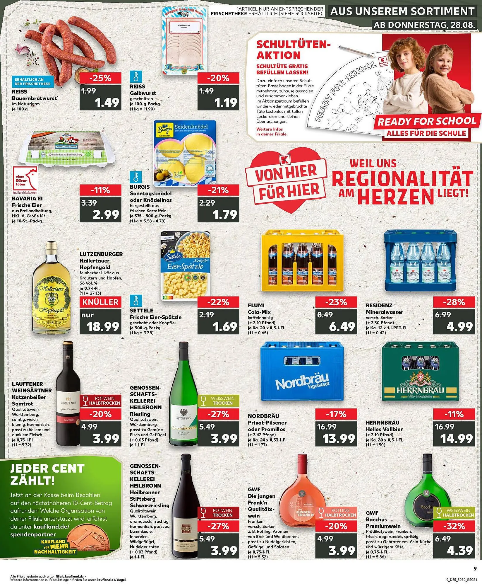 Kaufland Prospekt von 27. August bis 3. September 2025 - Prospekt seite 1