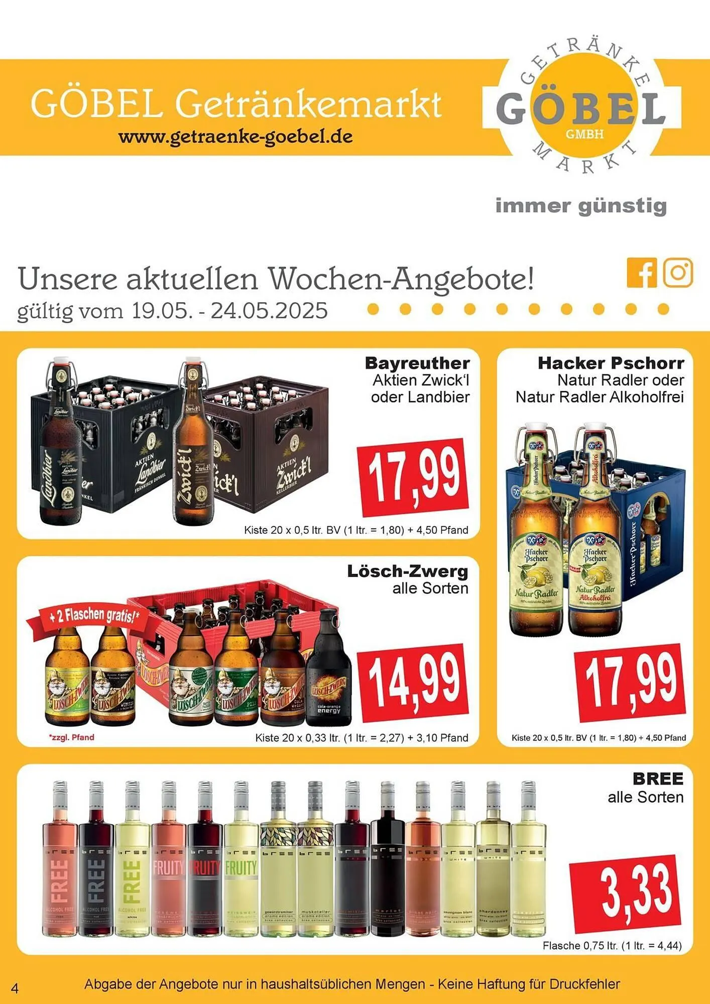 Getränke Göbel Prospekt - 1