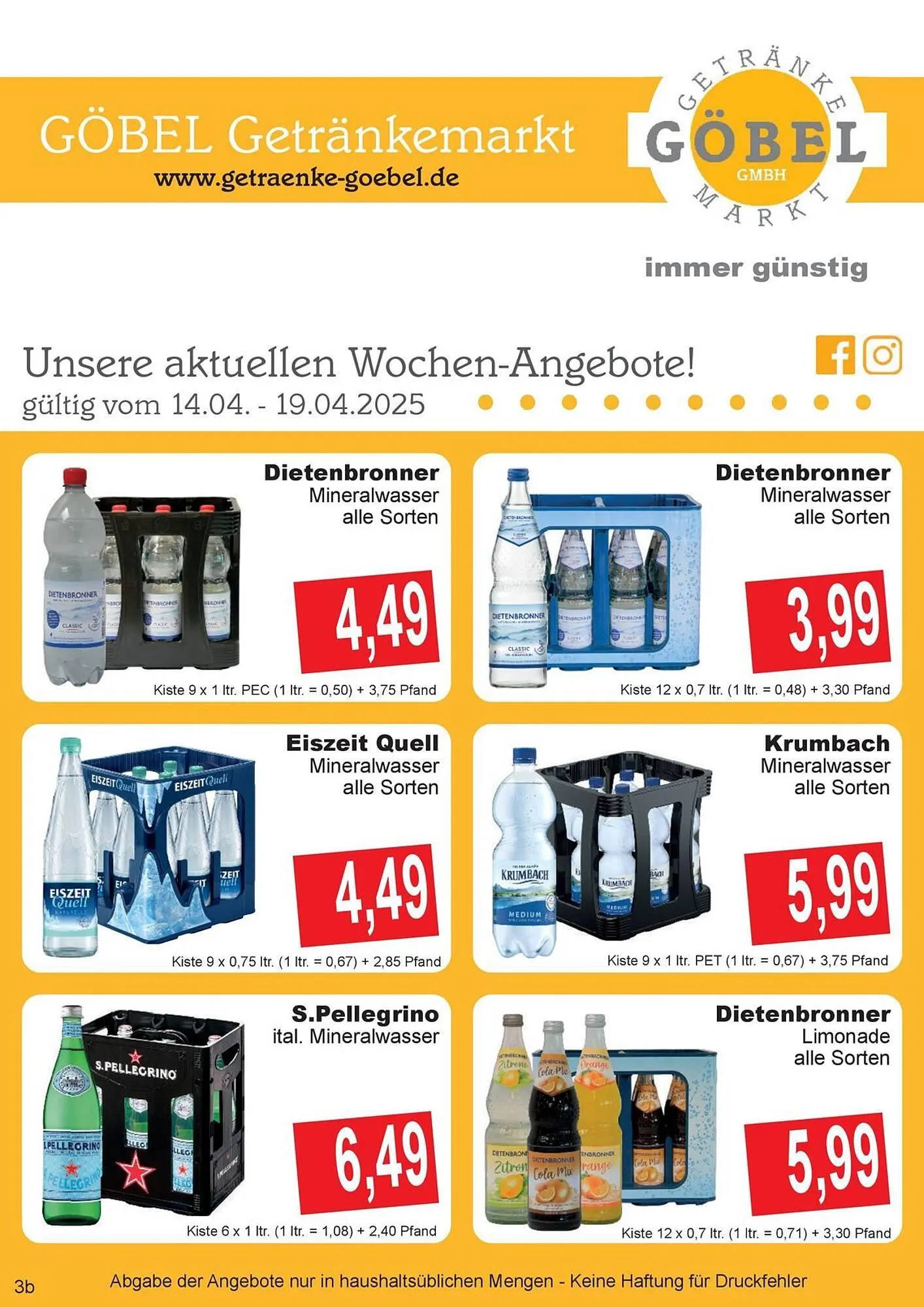 Getränke Göbel Prospekt - 1