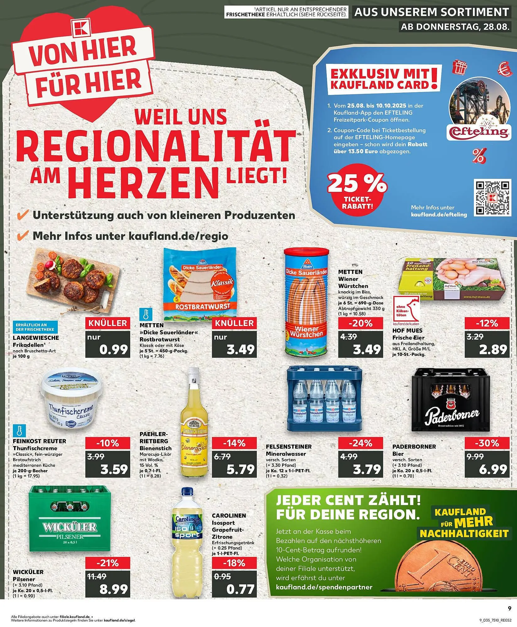 Kaufland Prospekt von 27. August bis 3. September 2025 - Prospekt seite 1