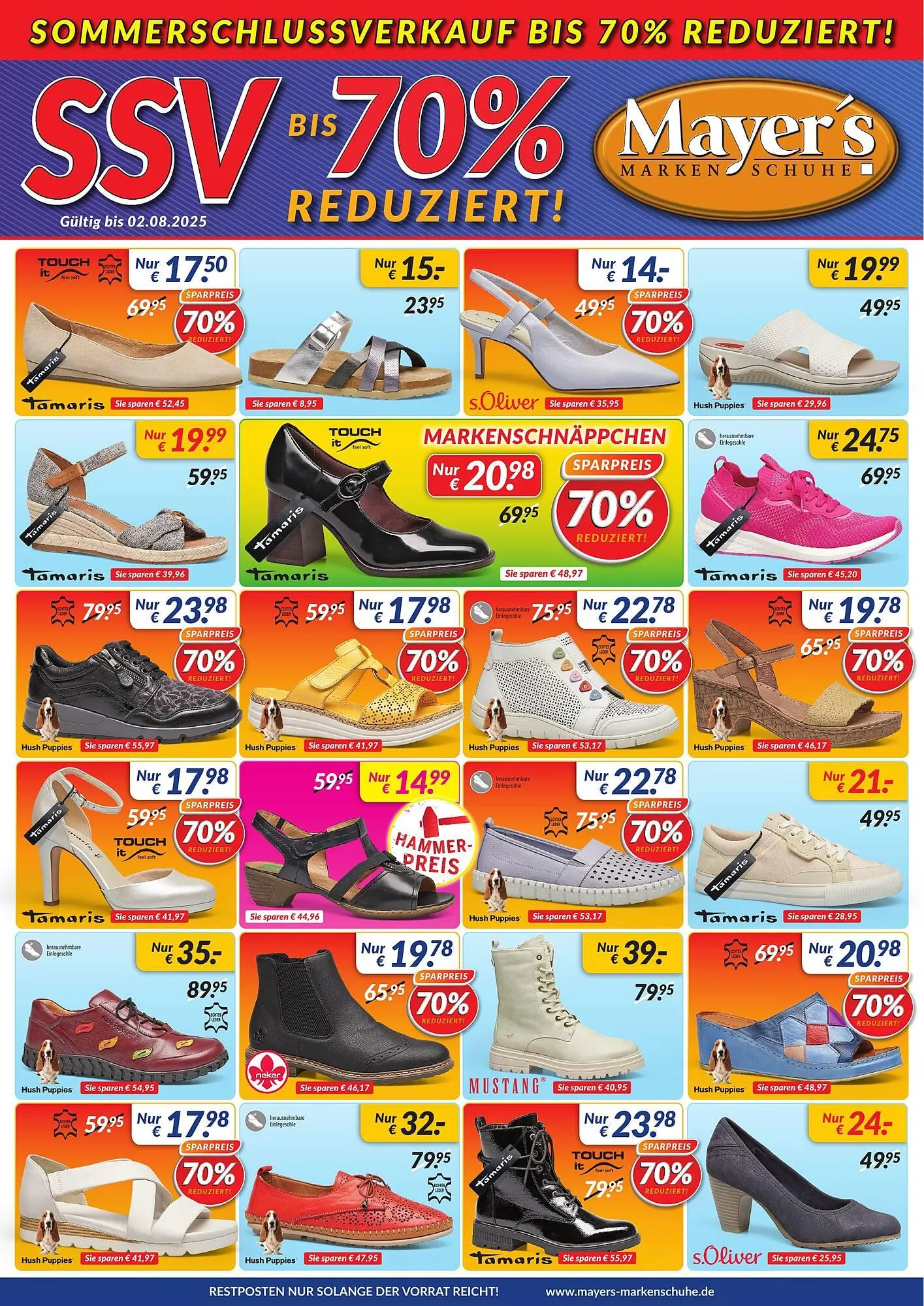 Mayers Markenschuhe Prospekt - 1