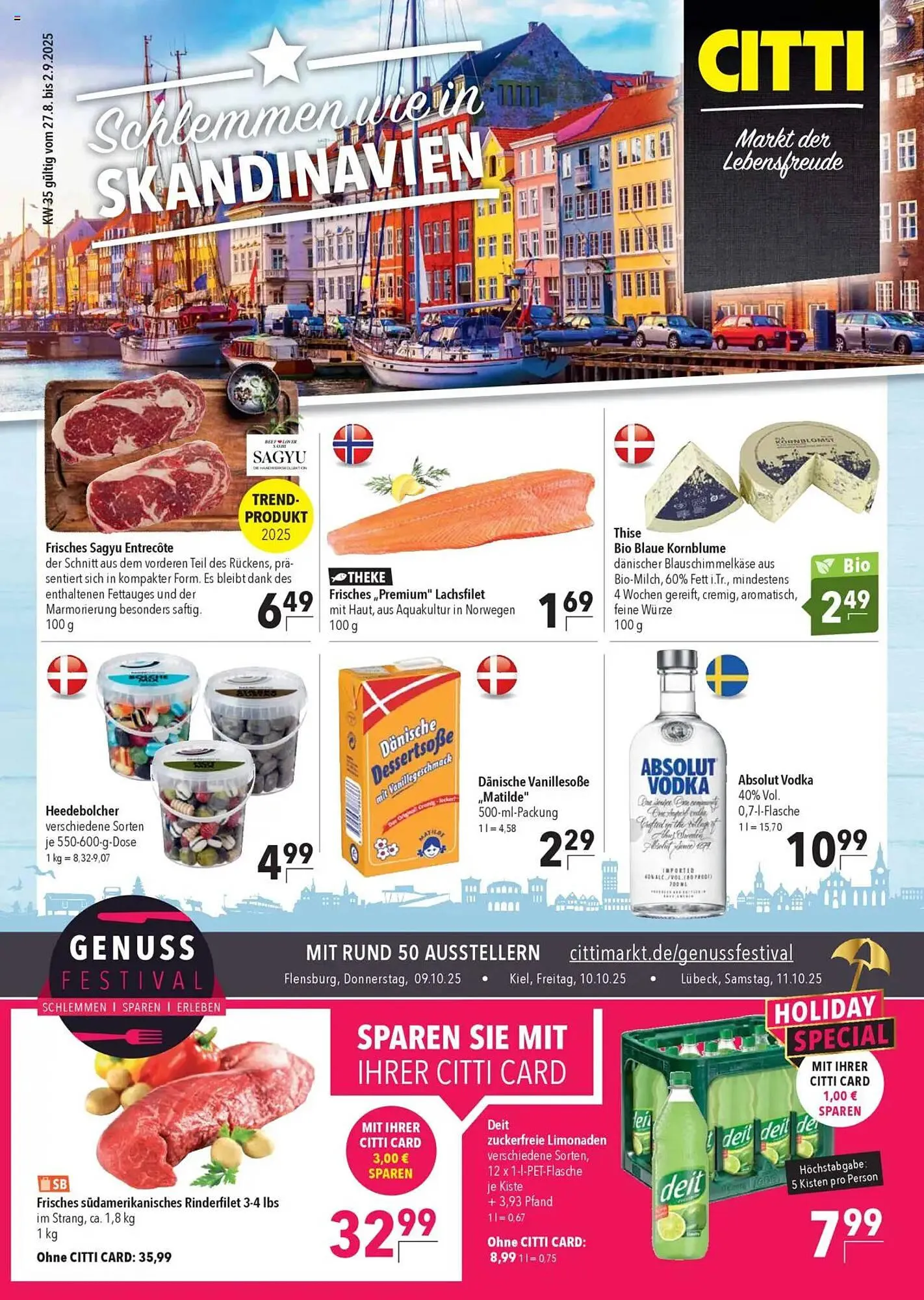 CITTI Markt Prospekt von 27. August bis 2. September 2025 - Prospekt seite 1