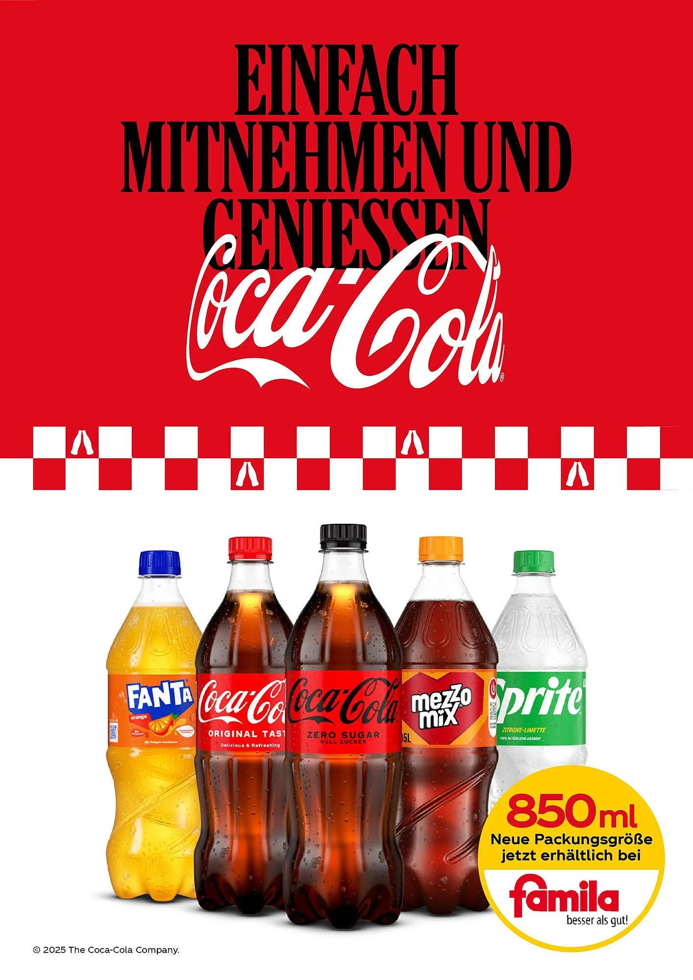 Coca Cola: Einfach mitnehmen und genießen von 24. August bis 31. August 2025 - Prospekt seite 1