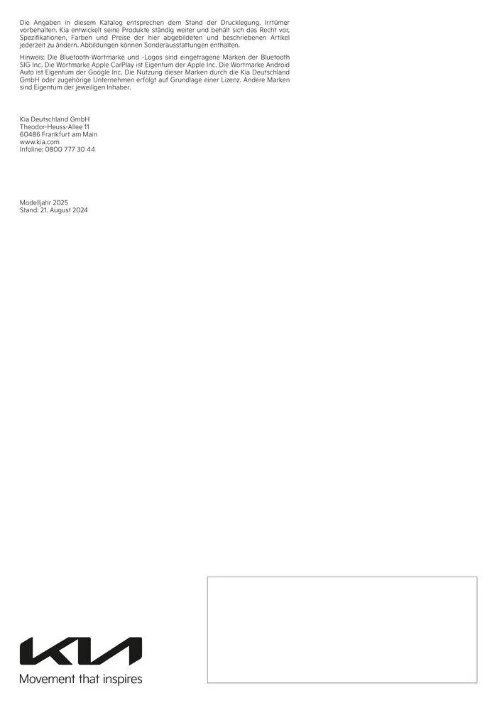 KIA Picanto von 3. September bis 3. September 2025 - Prospekt seite 14