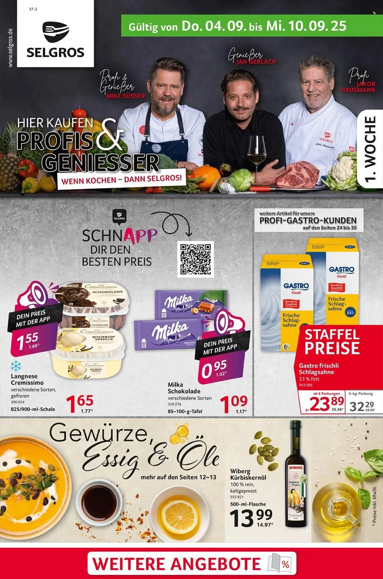Selgros Prospekt von 4. September bis 10. September 2025 - Prospekt seite 1