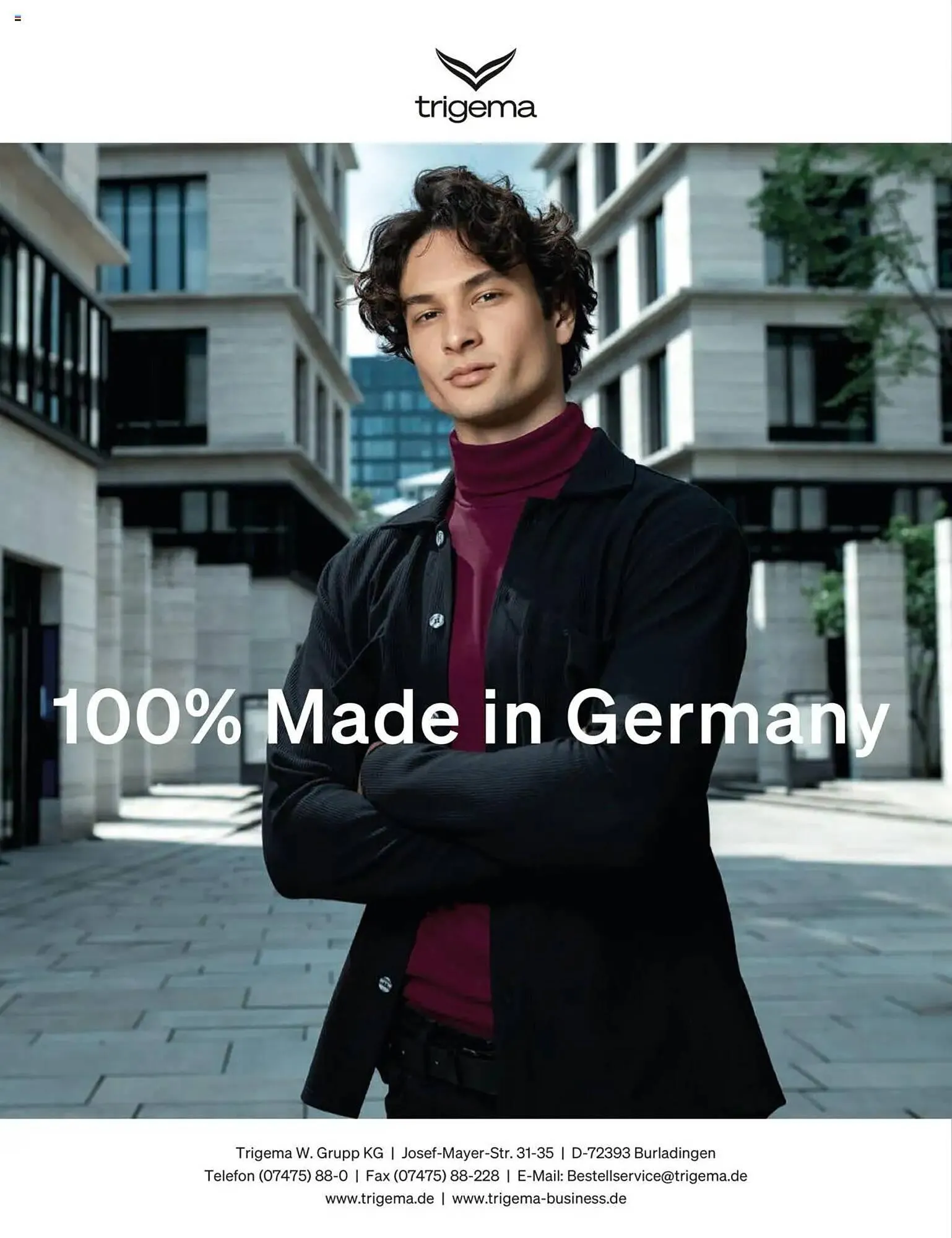 Trigema Prospekt von 1. September bis 28. Februar 2026 - Prospekt seite 1