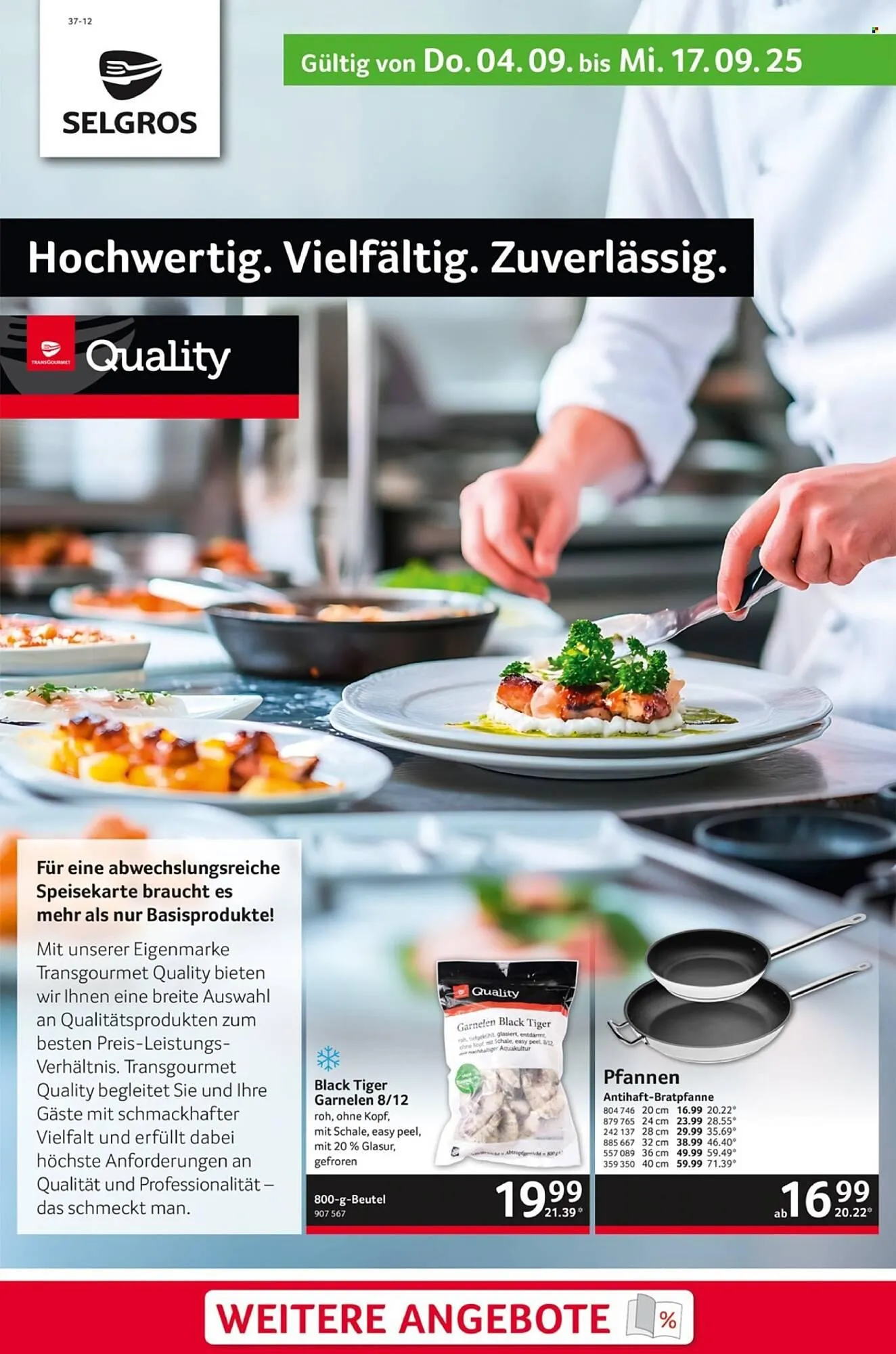 Selgros Prospekt von 4. September bis 17. September 2025 - Prospekt seite 1