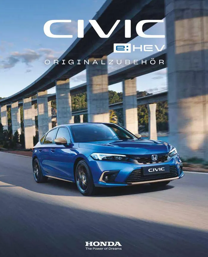 Honda CIVIC ZUBEHÖRBROSCHÜRE von 9. April bis 9. April 2025 - Prospekt seite 