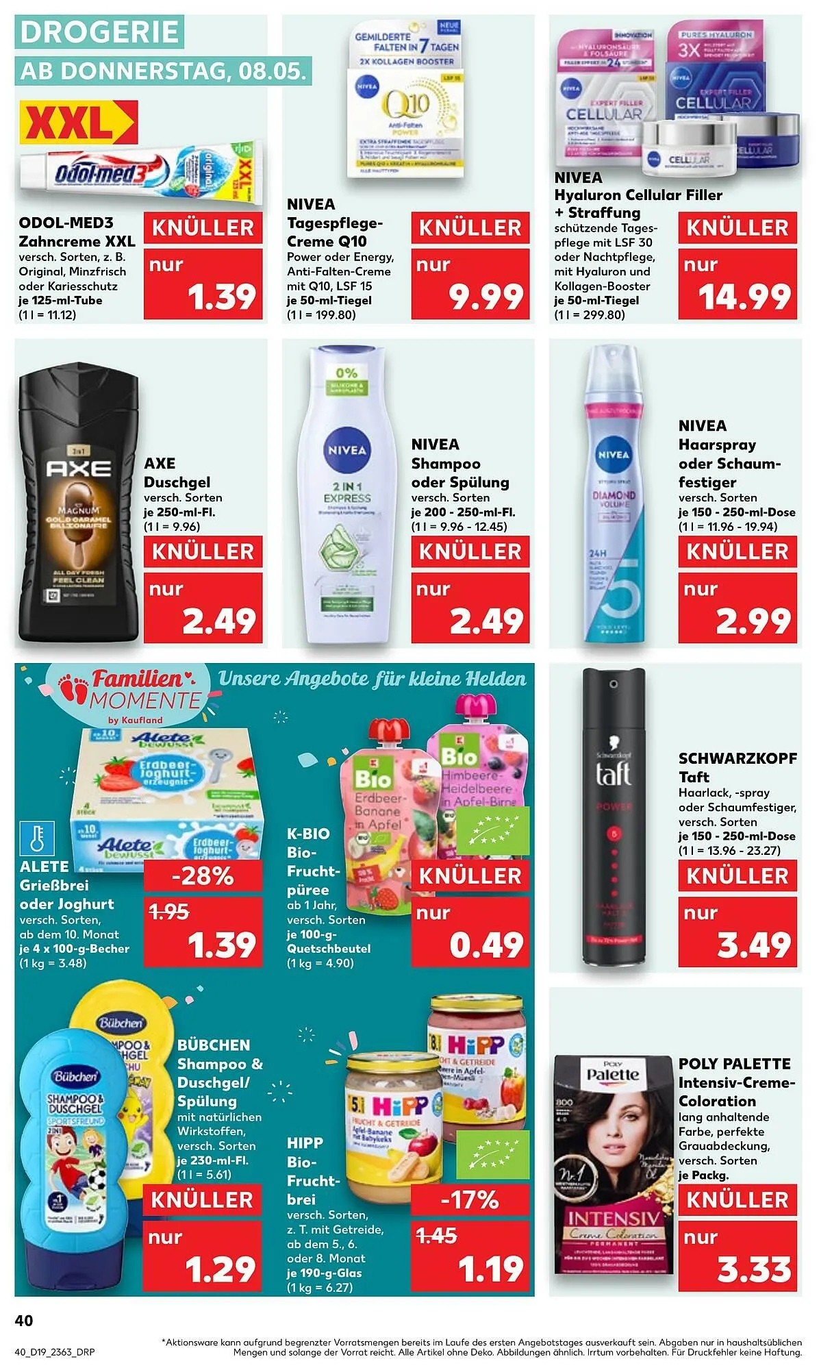 Kaufland Prospekt von 8. Mai bis 14. Mai 2025 - Prospekt seite 40